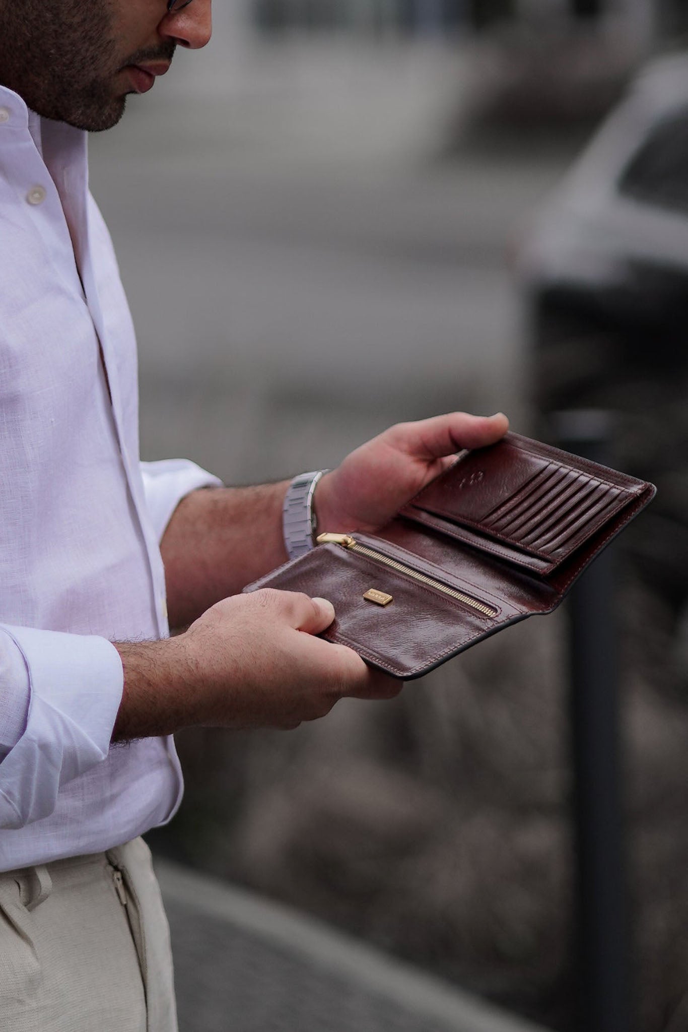 Time Resistance The Periodic Table, coat wallet lompakko, ruskea