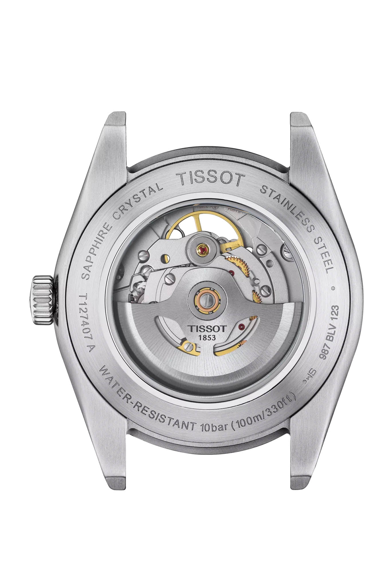 Tissot Gentleman Powermatic 80 Open heart rannekello