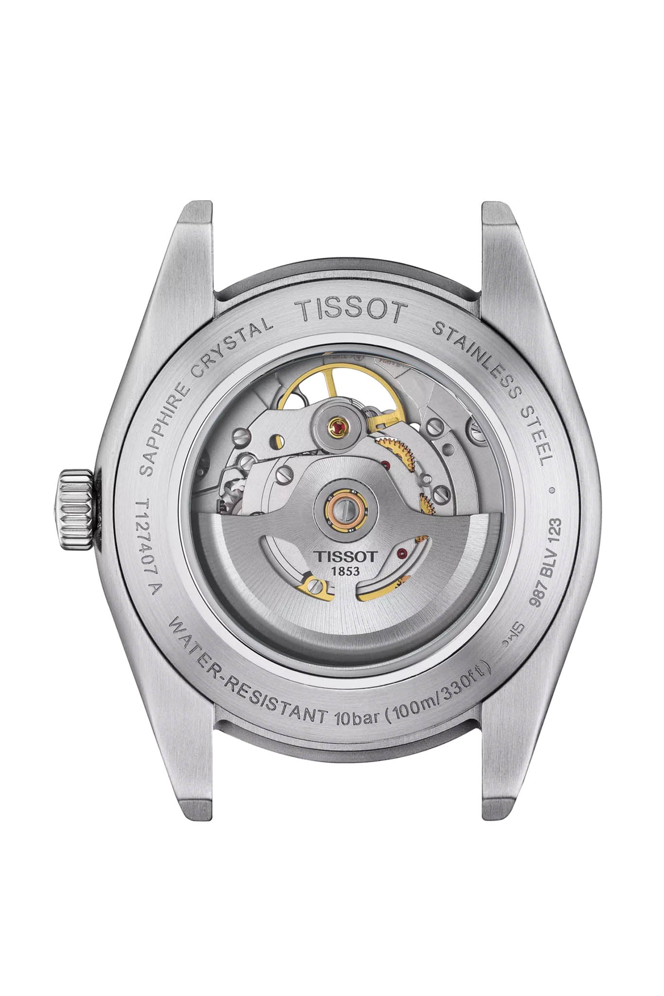 Tissot Gentleman Powermatic 80 Open heart rannekello