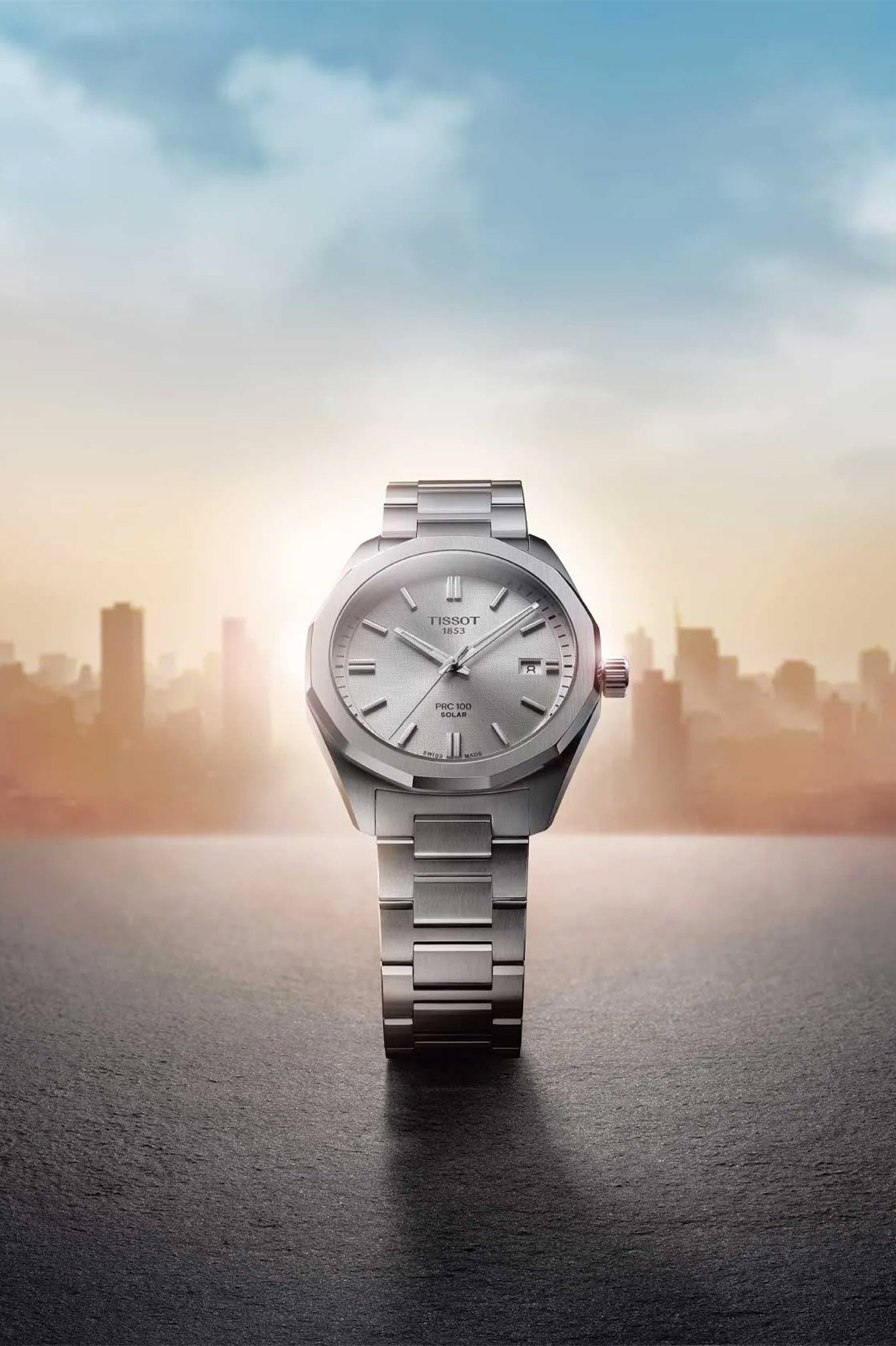 Tissot PRC 100 Solar Quartz rannekello