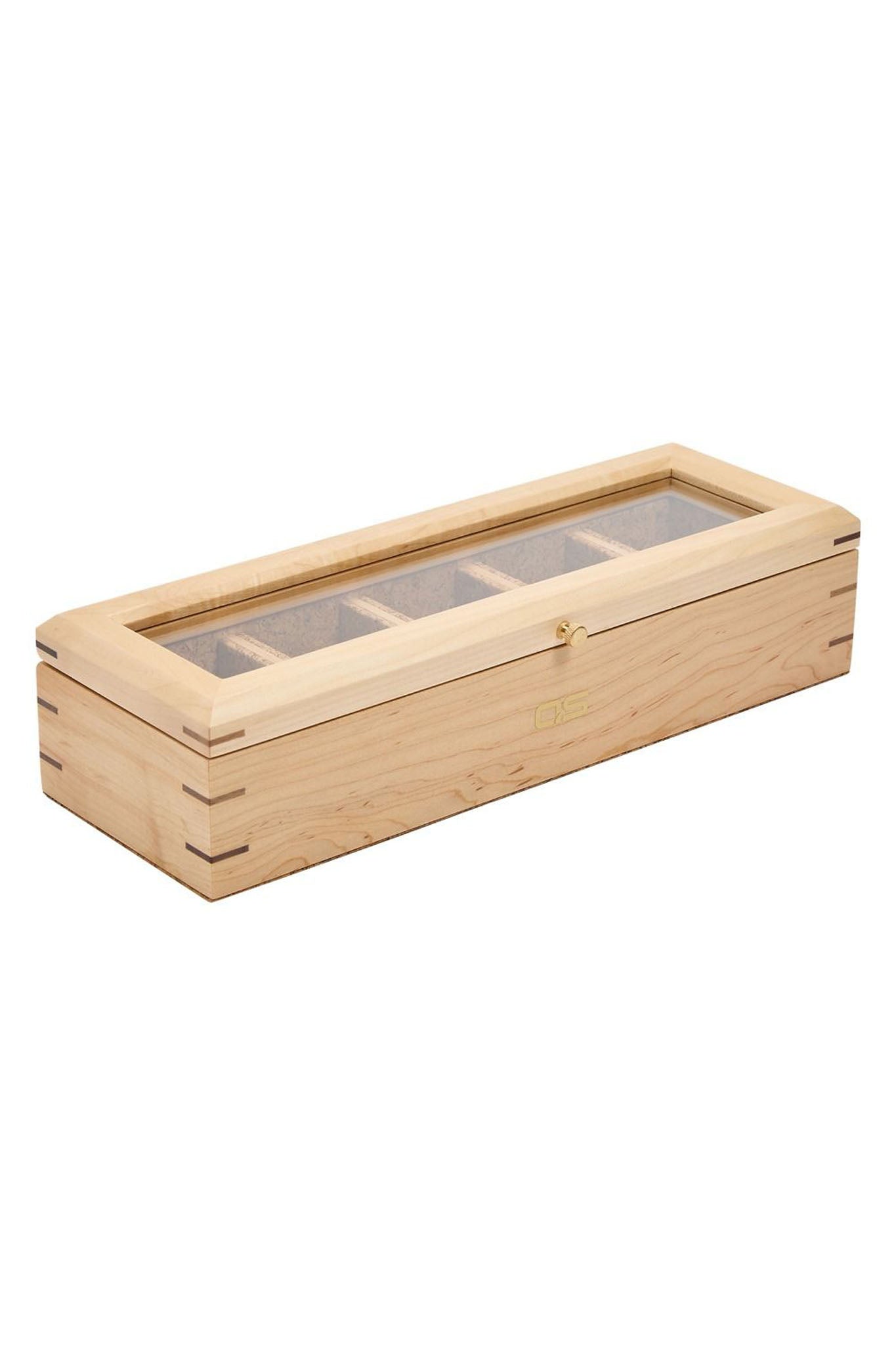 Wolf 1834 Analog:Shift Flatiron II. 5 kellon säilytyslaatikko, wood 710211