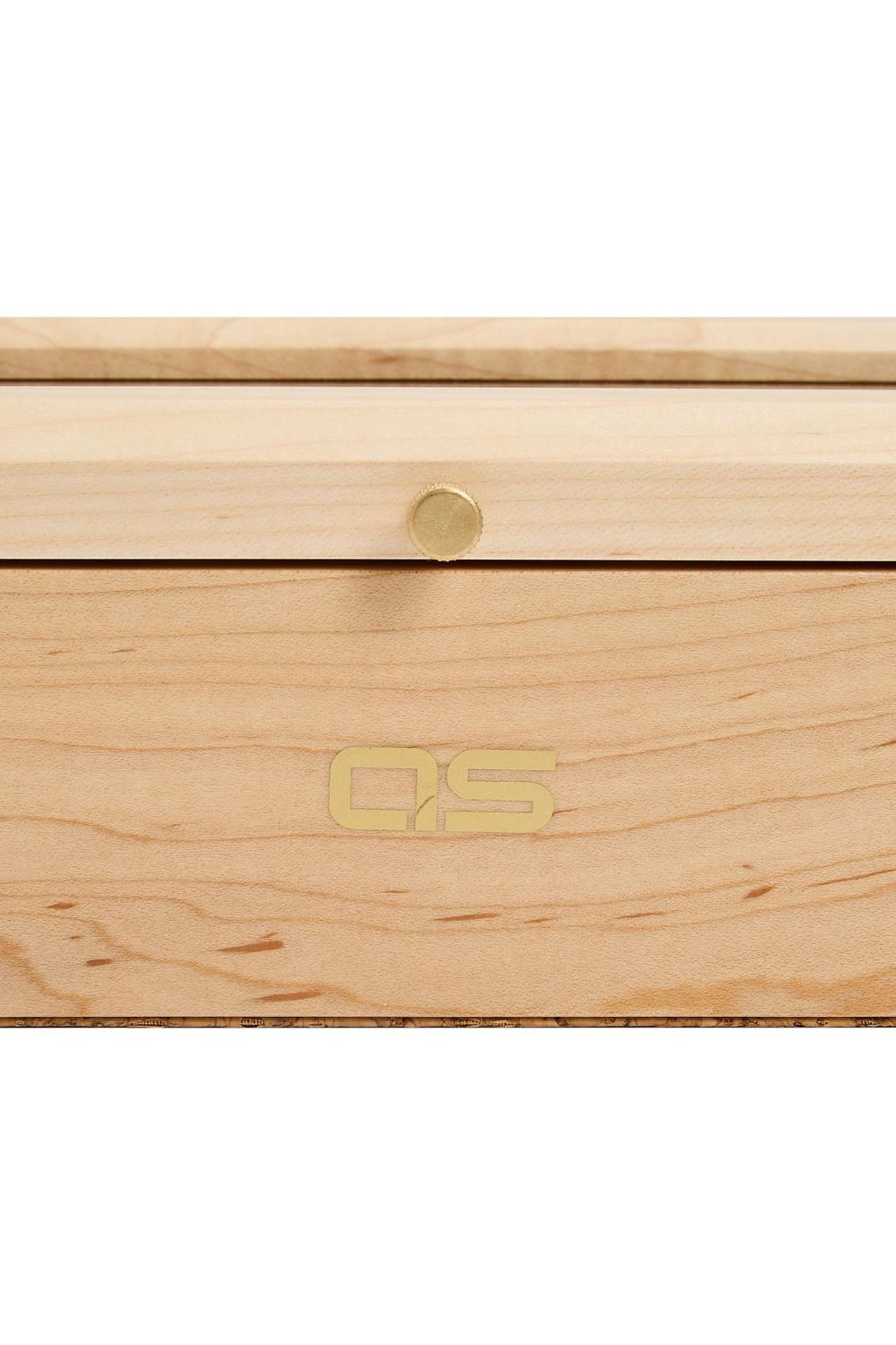 Wolf 1834 Analog:Shift Flatiron II. 5 kellon säilytyslaatikko, wood 710211