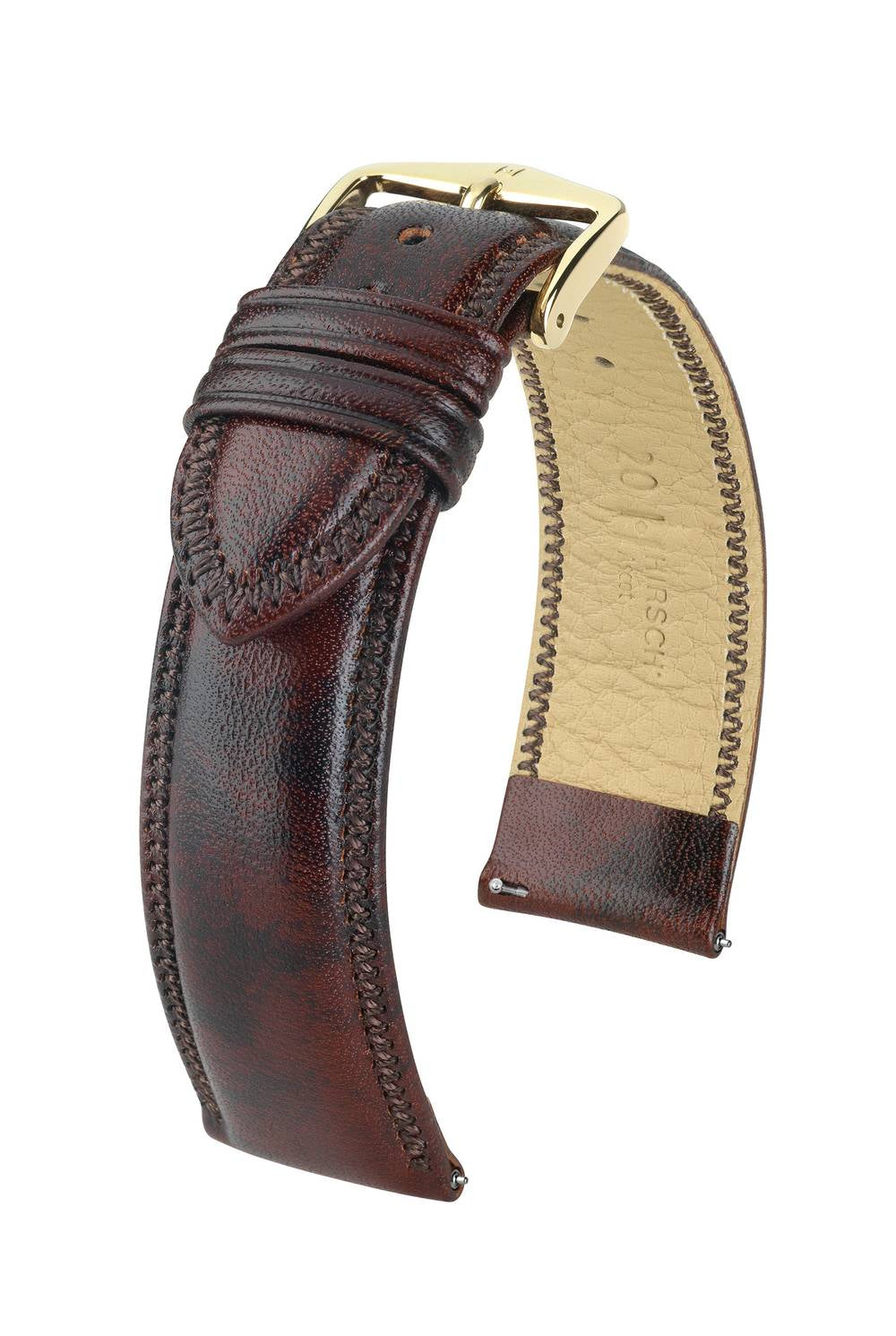 Hirsch Ascot L Brown Shiny kellon ranneke 18,00mm