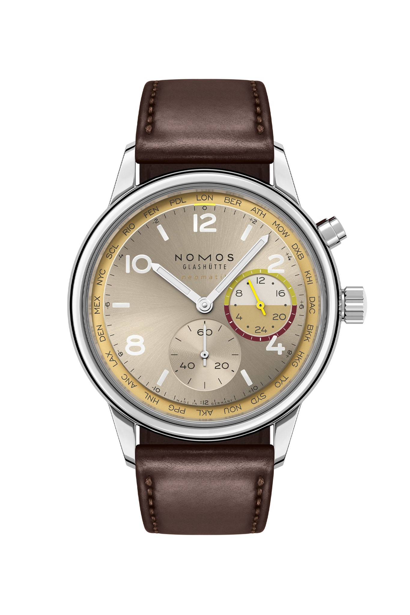 Nomos Glashütte Club Sport Neomatik Worldtimer Reverie
