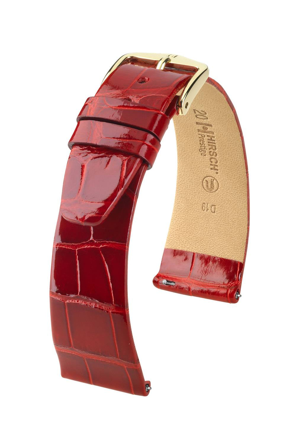 Hirsch Prestige L Red Shiny kellon ranneke 16,00mm