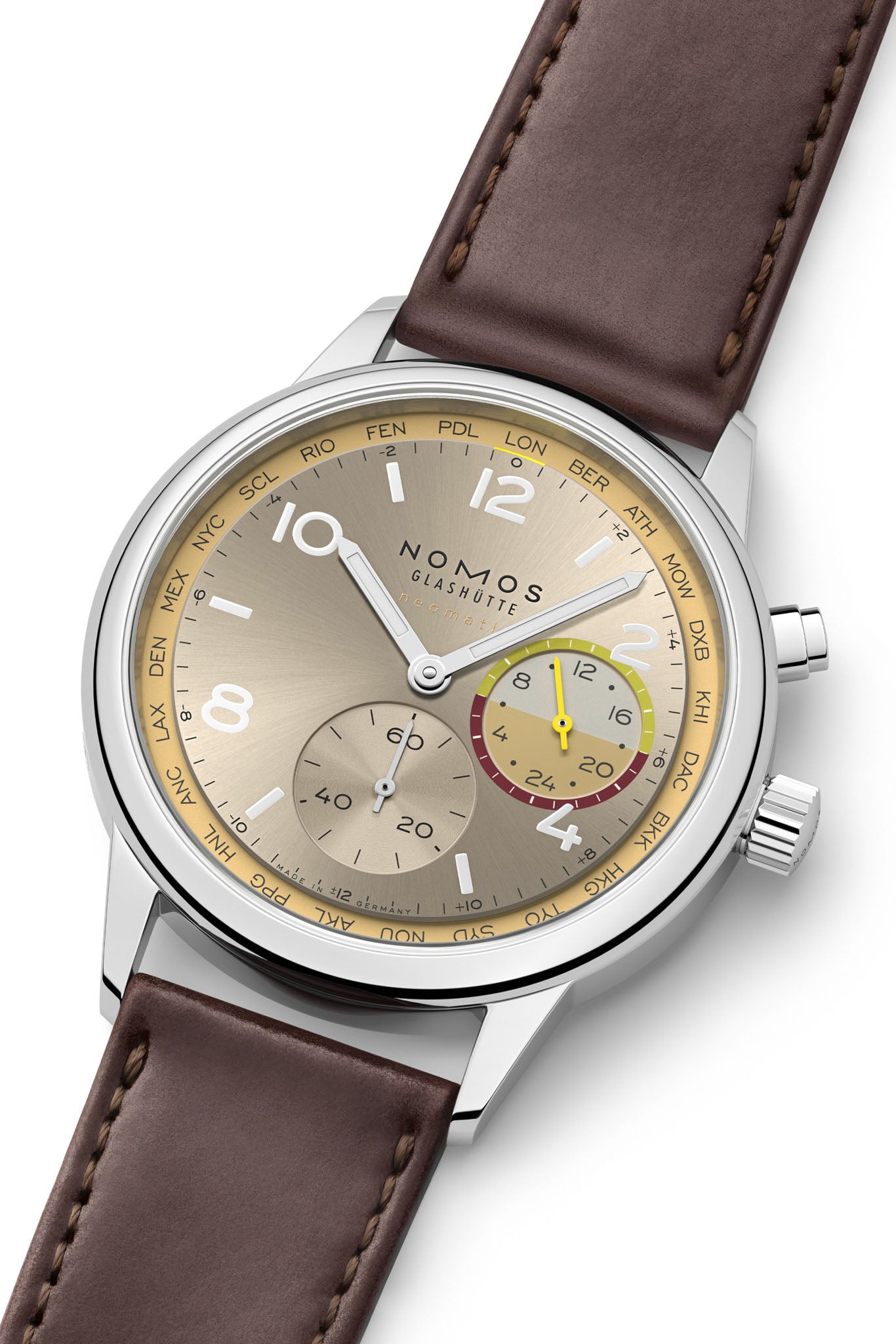 Nomos Glashütte Club Sport Neomatik Worldtimer Reverie