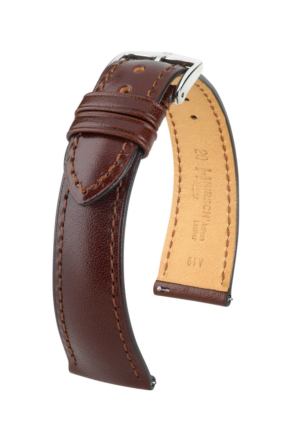 Hirsch Siena L Brown kellon ranneke 18,00mm