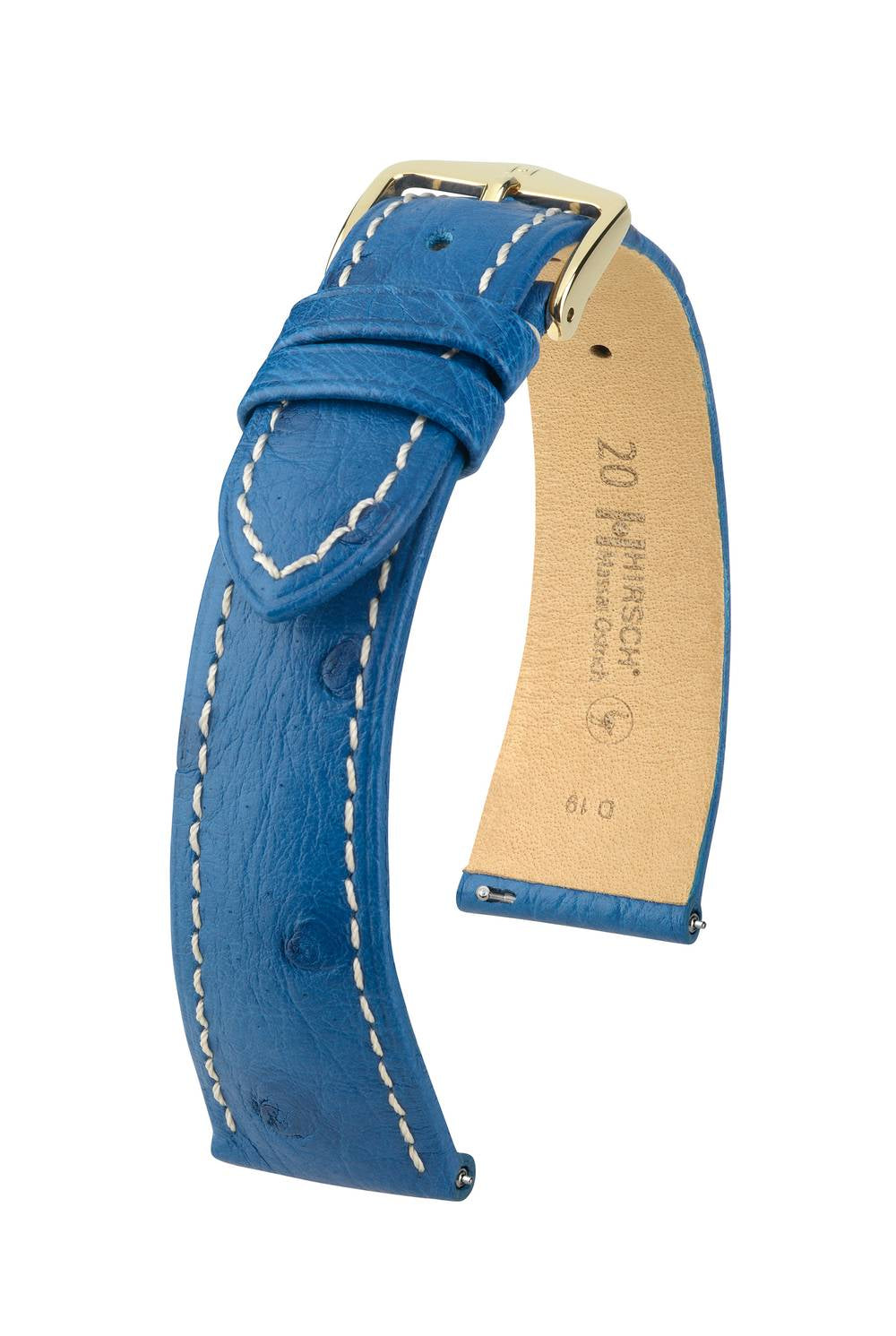 Hirsch Massai Ostrich M Royal Blue kellon ranneke 14,00mm