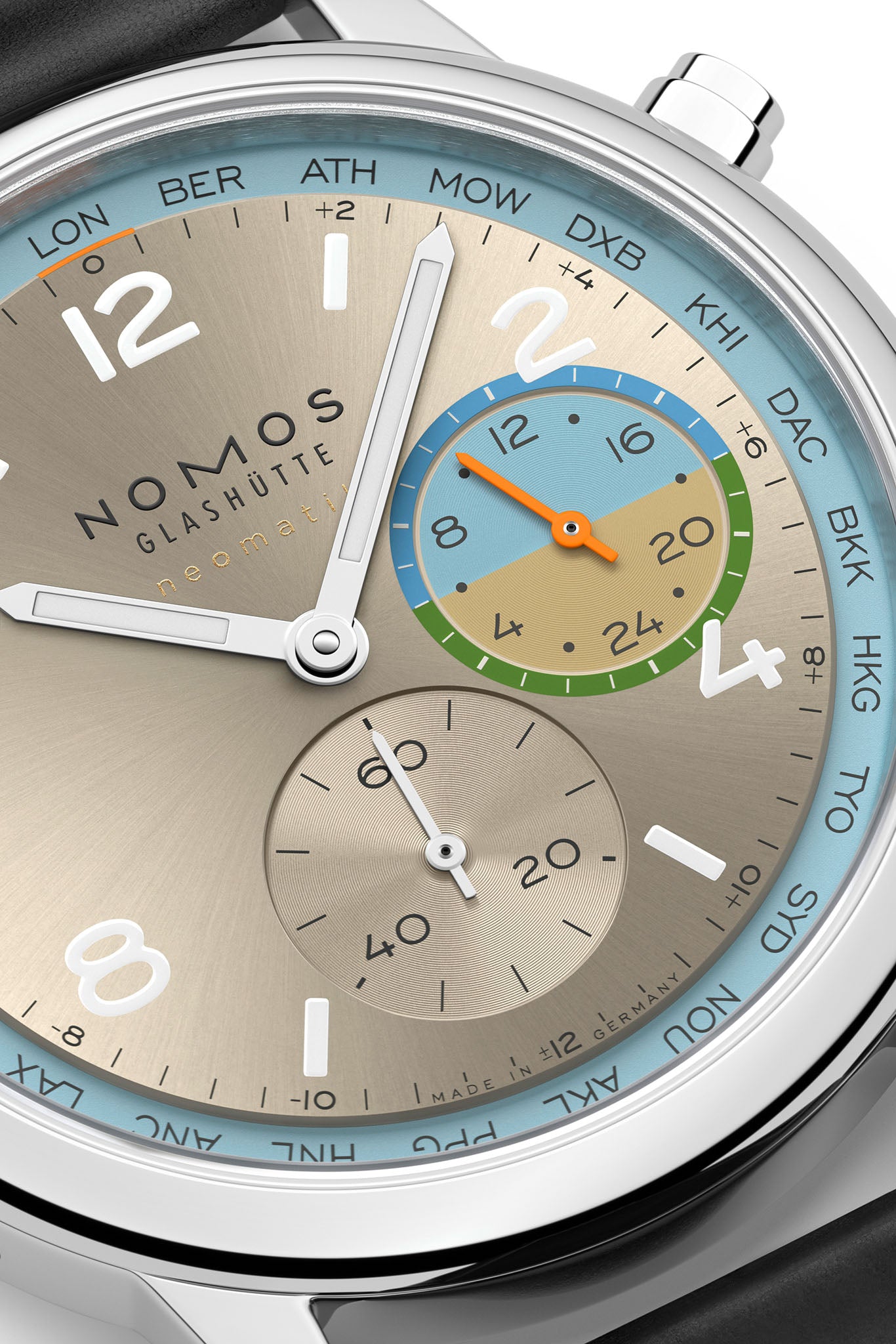 Nomos Glashütte Club Sport Neomatik Worldtimer Roam
