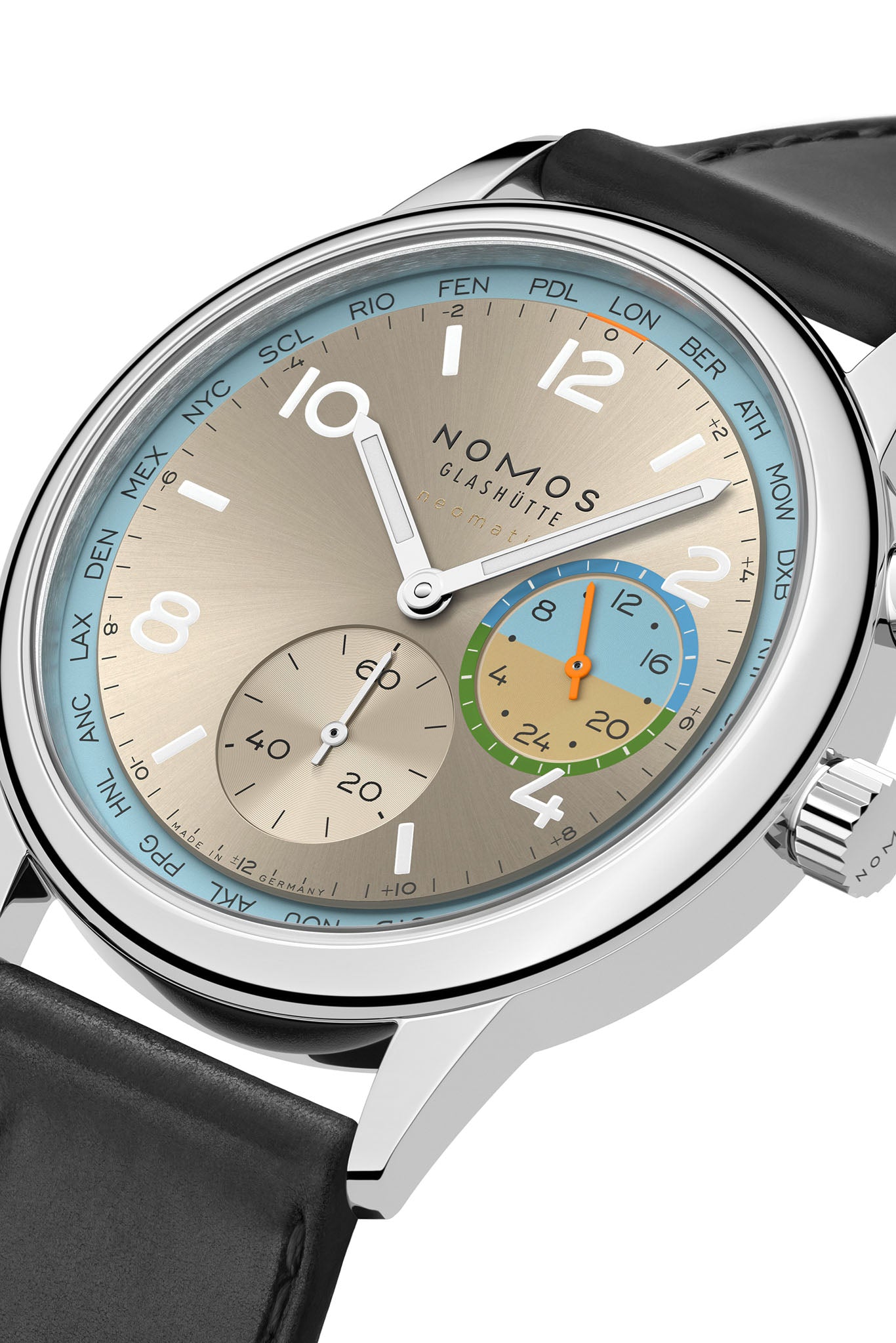 Nomos Glashütte Club Sport Neomatik Worldtimer Roam
