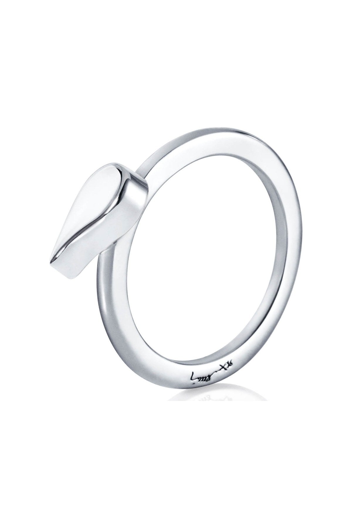 Efva Attling Sparkle Of Life Ring - Silver hopeinen sormus
