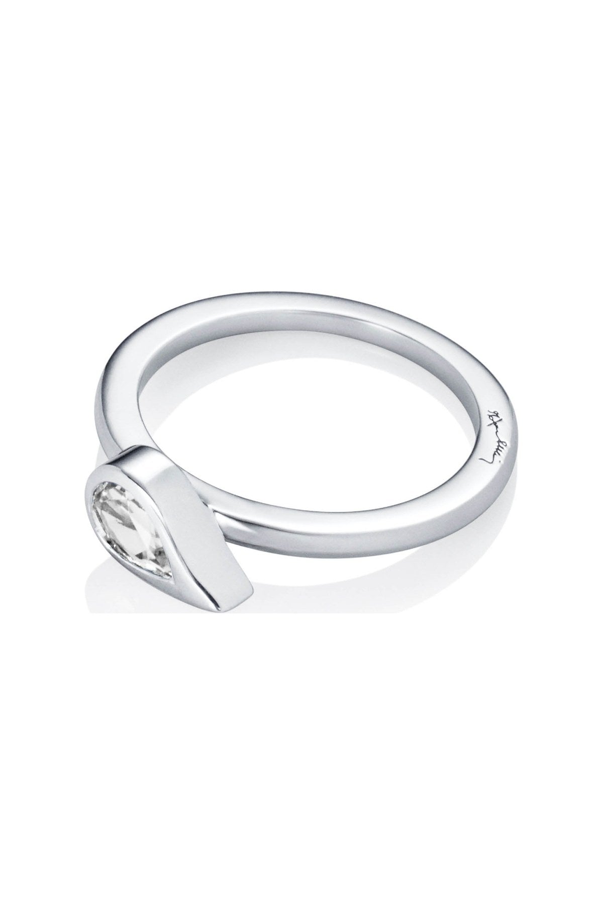 Efva Attling Sparkle Of Life Ring - White Topaz hopeinen sormus