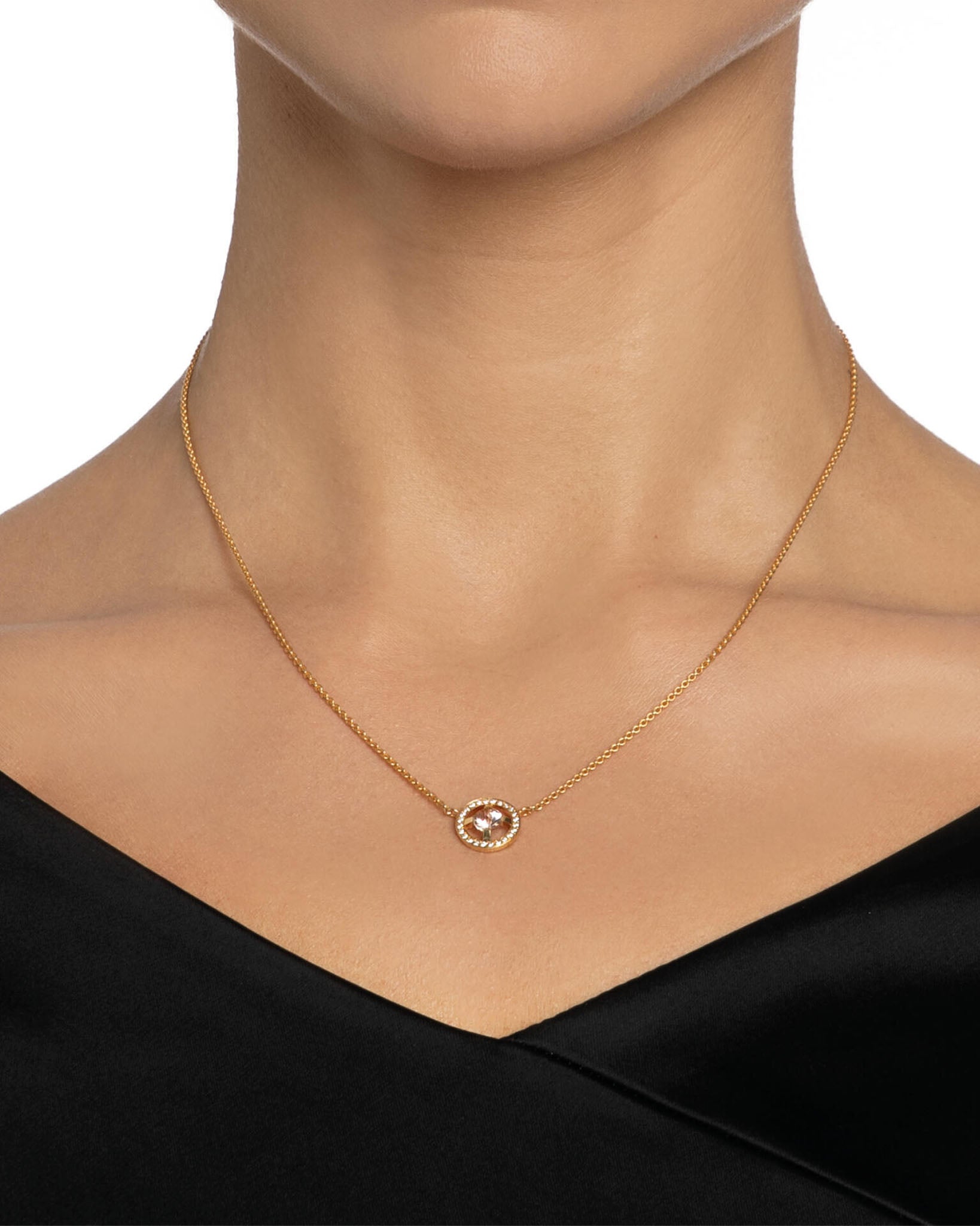 Efva Attling Pink & Stars necklace Säädettävä:42/45cm