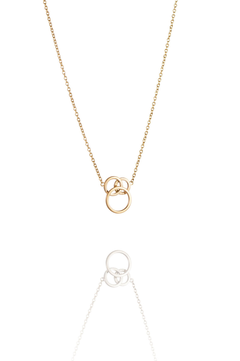 Efva Attling Bubbles Necklace kultainen kaulakoru 10-101-01803 tuotekuva