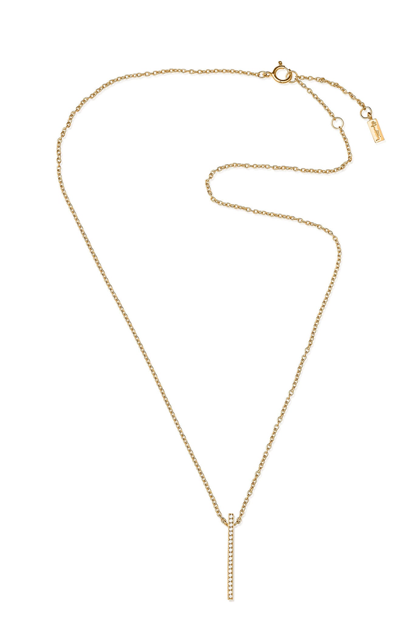 Efva Attling Starline Necklace kultainen kaulakoru Säädettävä:40/45cm
