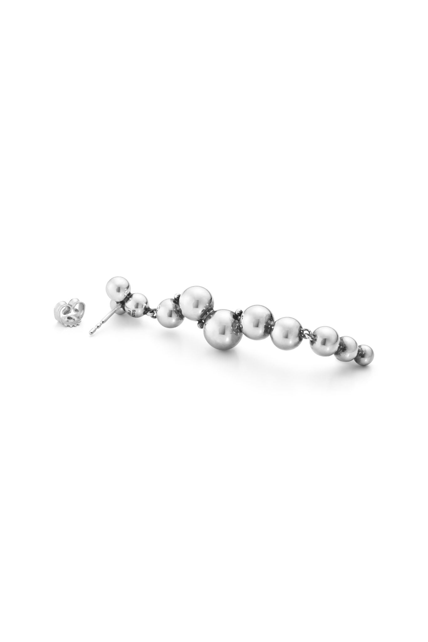 Georg Jensen Moonlight Grapes hopeiset korvakorut Default Title