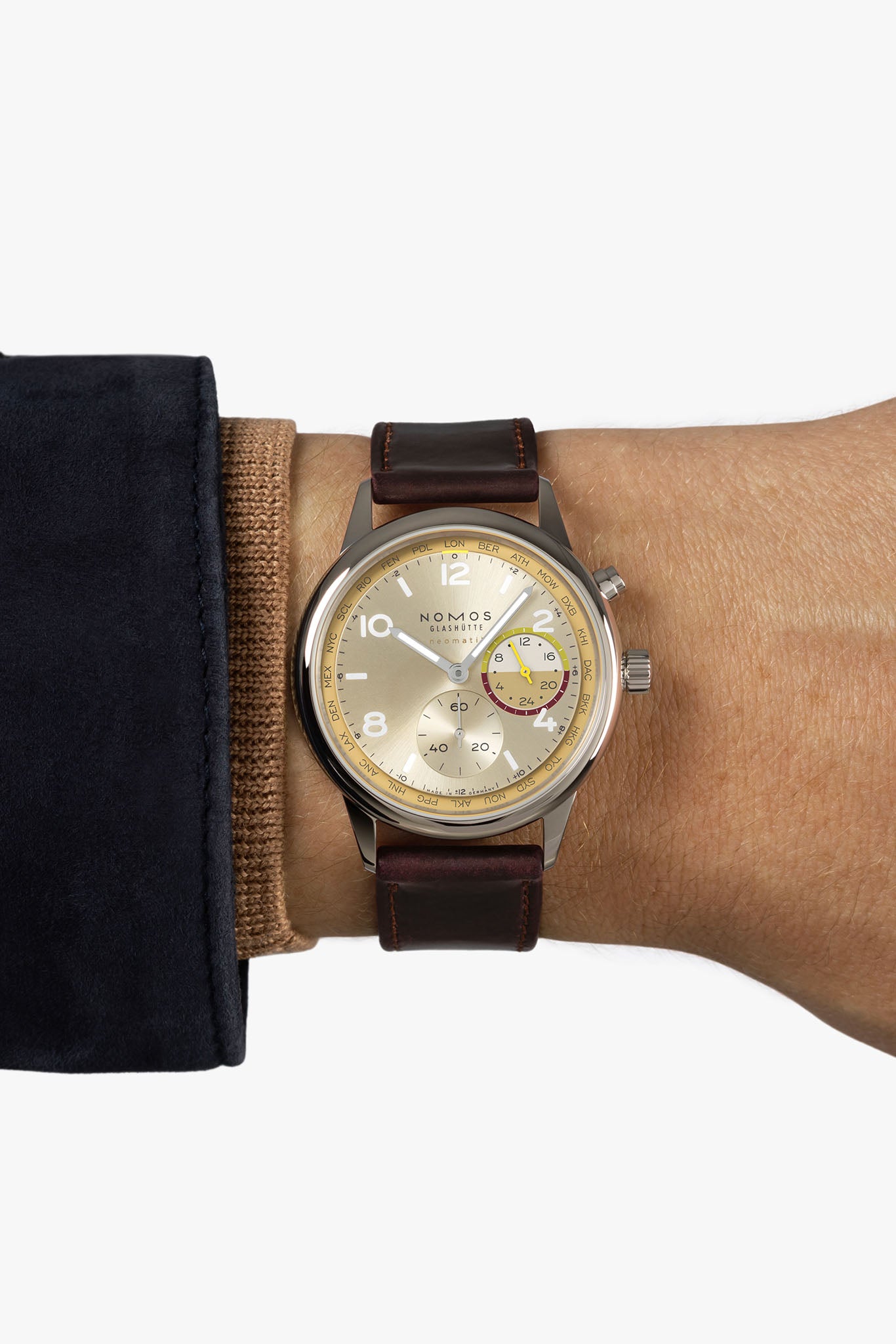 Nomos Glashütte Club Sport Neomatik Worldtimer Reverie