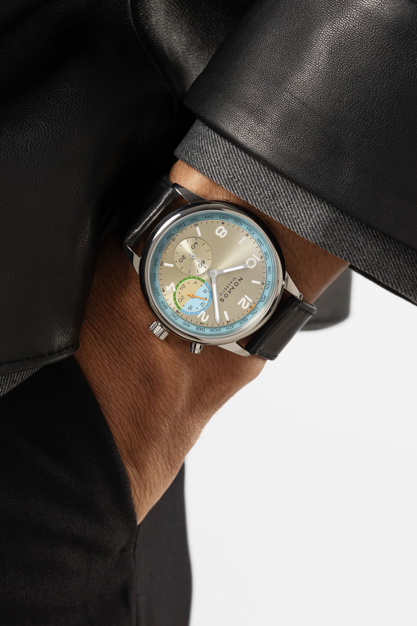 Nomos Glashütte Club Sport Neomatik Worldtimer Roam