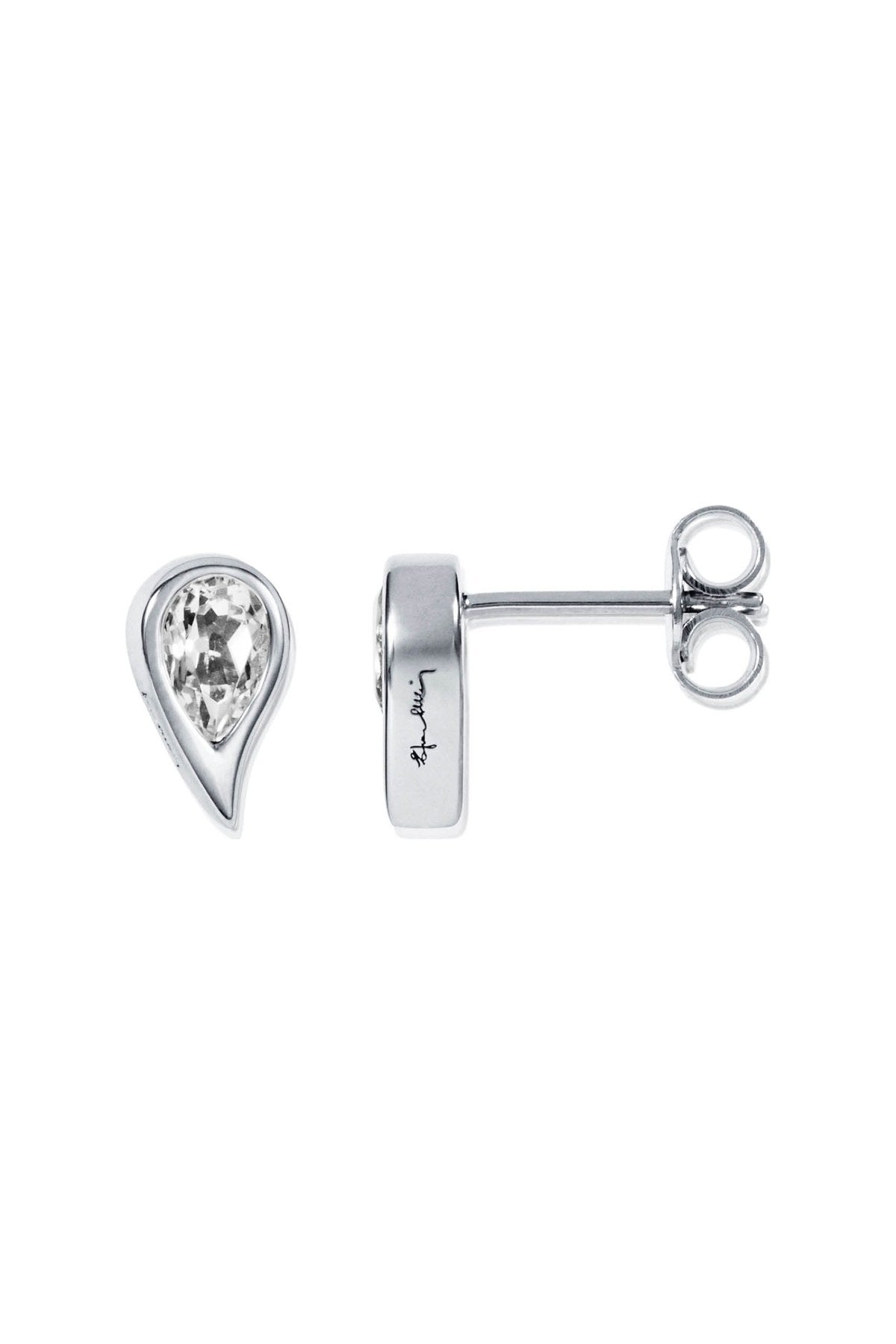 Efva Attling Sparkle Of Life Single Ear - White Topaz hopeiset korvakorut