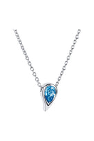 Efva Attling Sparkle Of Life Single Necklace - Blue Topaz hopeinen kaulakoru