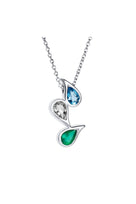 Efva Attling Sparkle Of Life Triple Necklace hopeinen kaulakoru