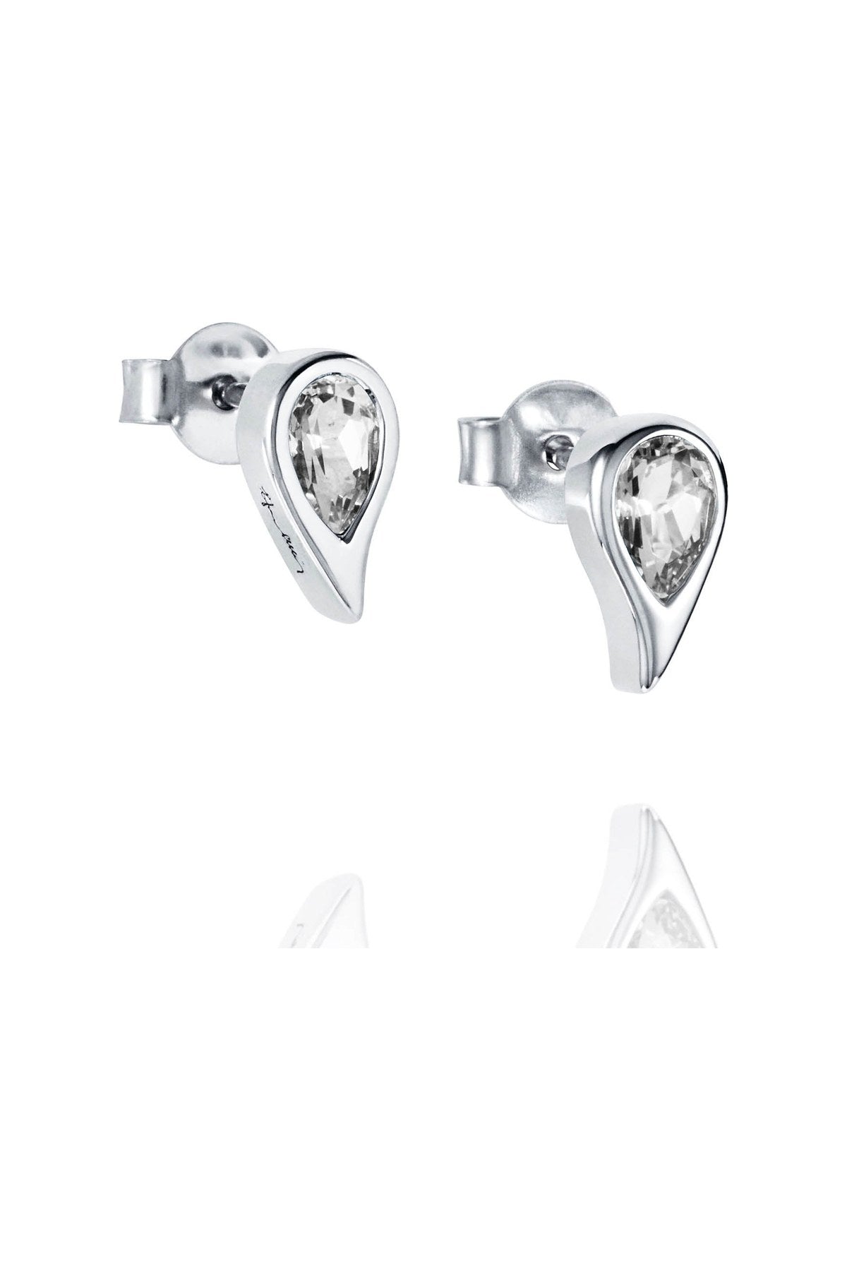 Efva Attling Sparkle Of Life Single Ear - White Topaz hopeiset korvakorut