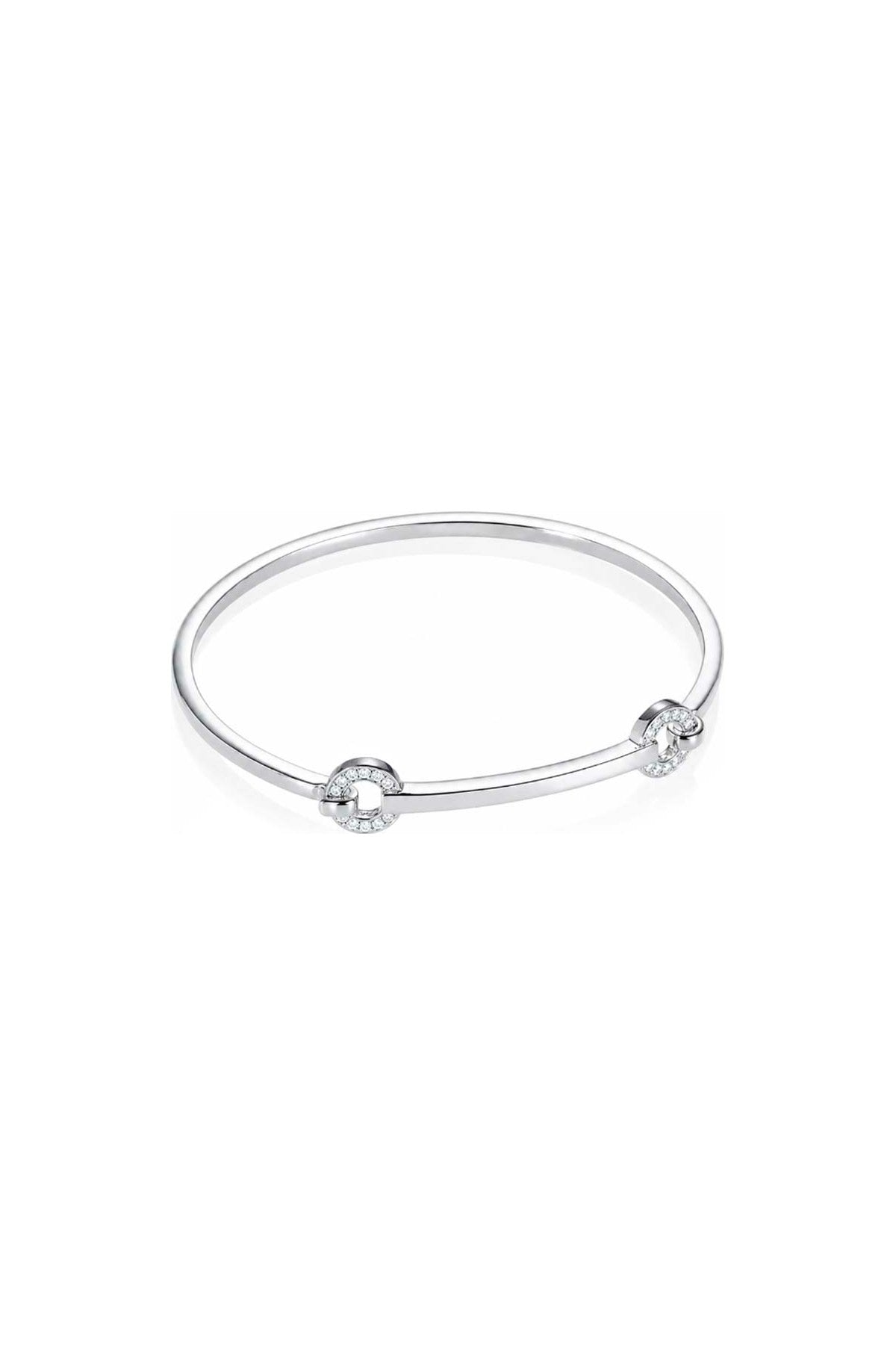 Efva Attling Bianca & Stars Cuff hopeinen rannekoru