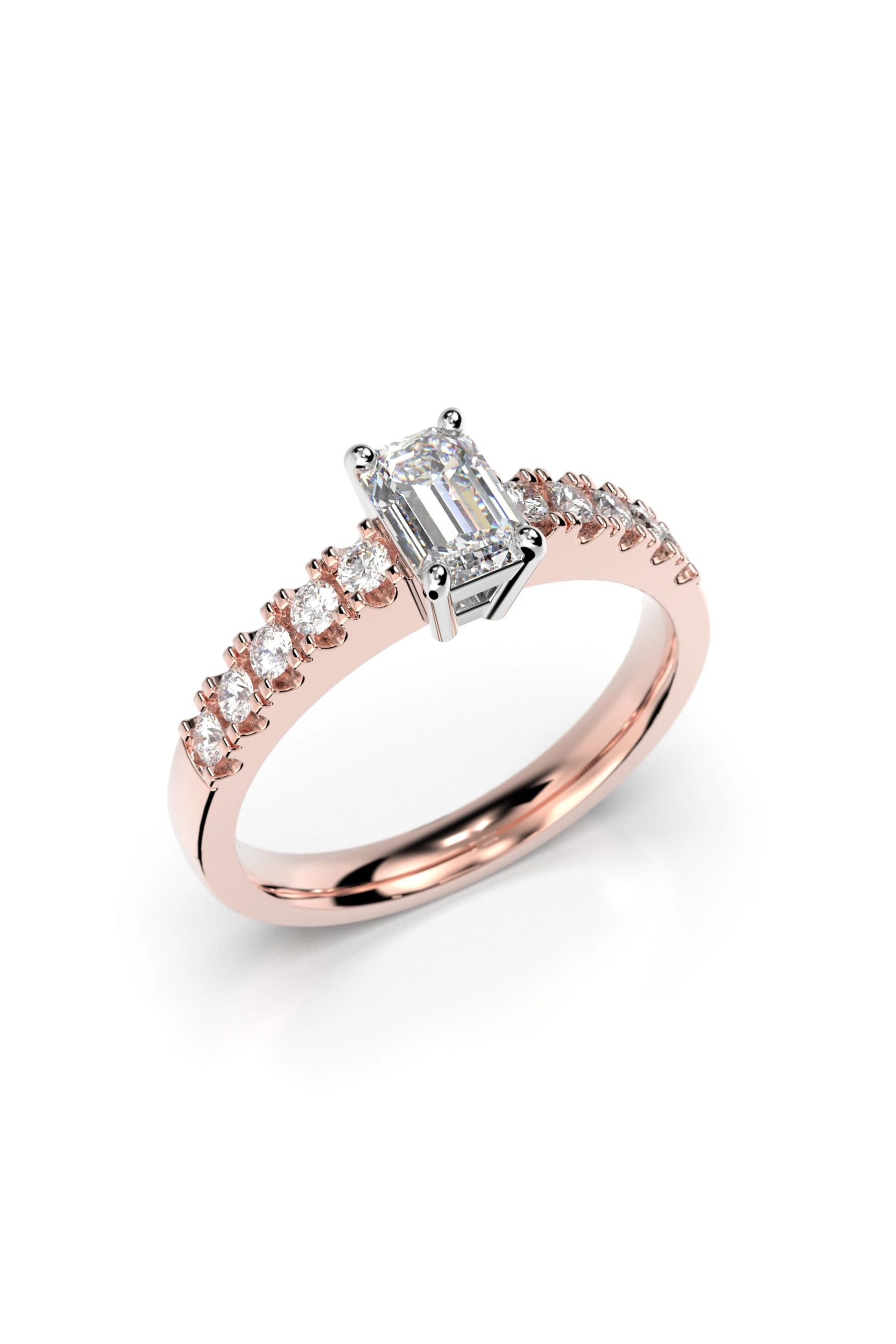 Festive Elinor Smaragdi + 10x0,02ct 15,5