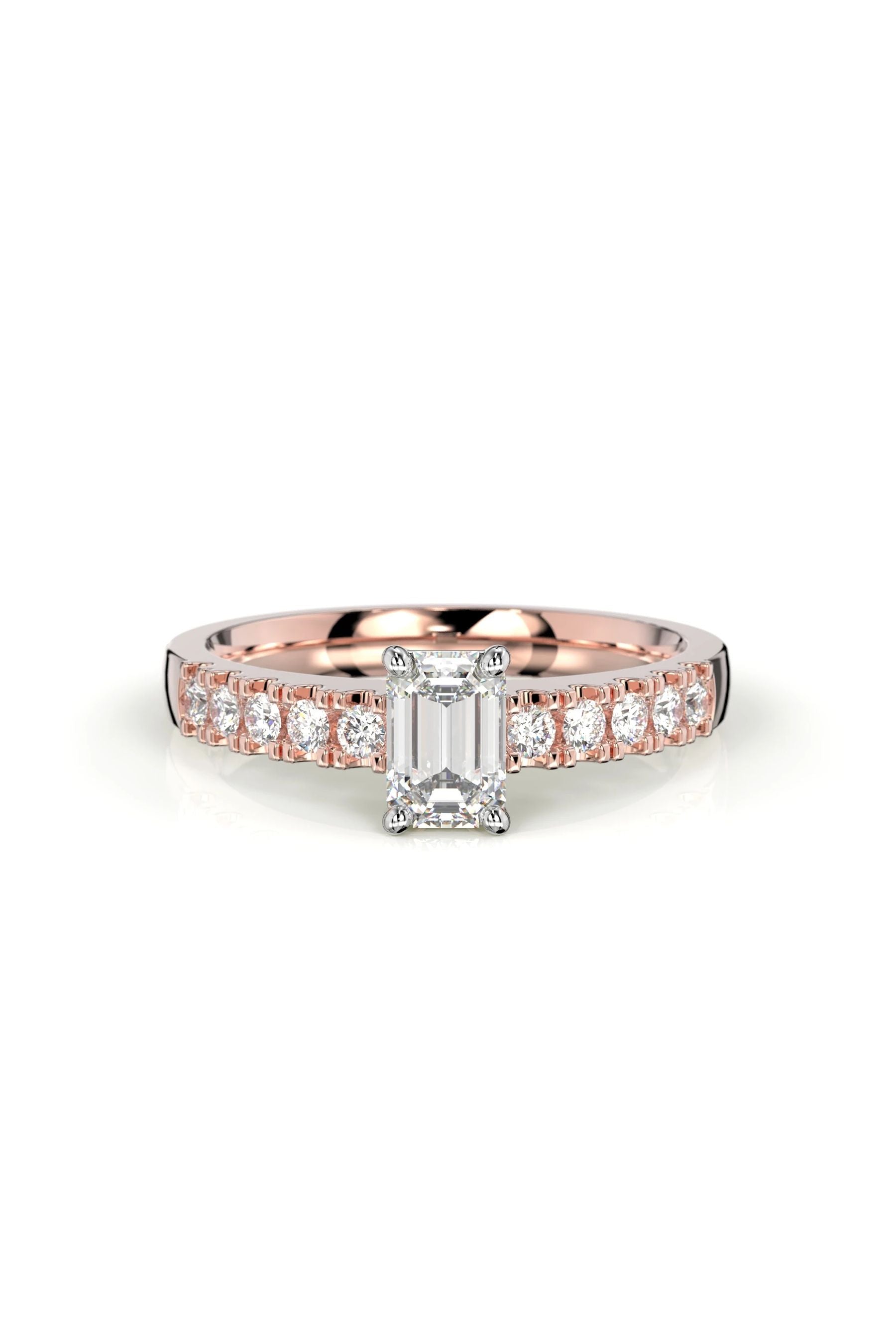 Festive Elinor Smaragdi + 10x0,02ct 15,5