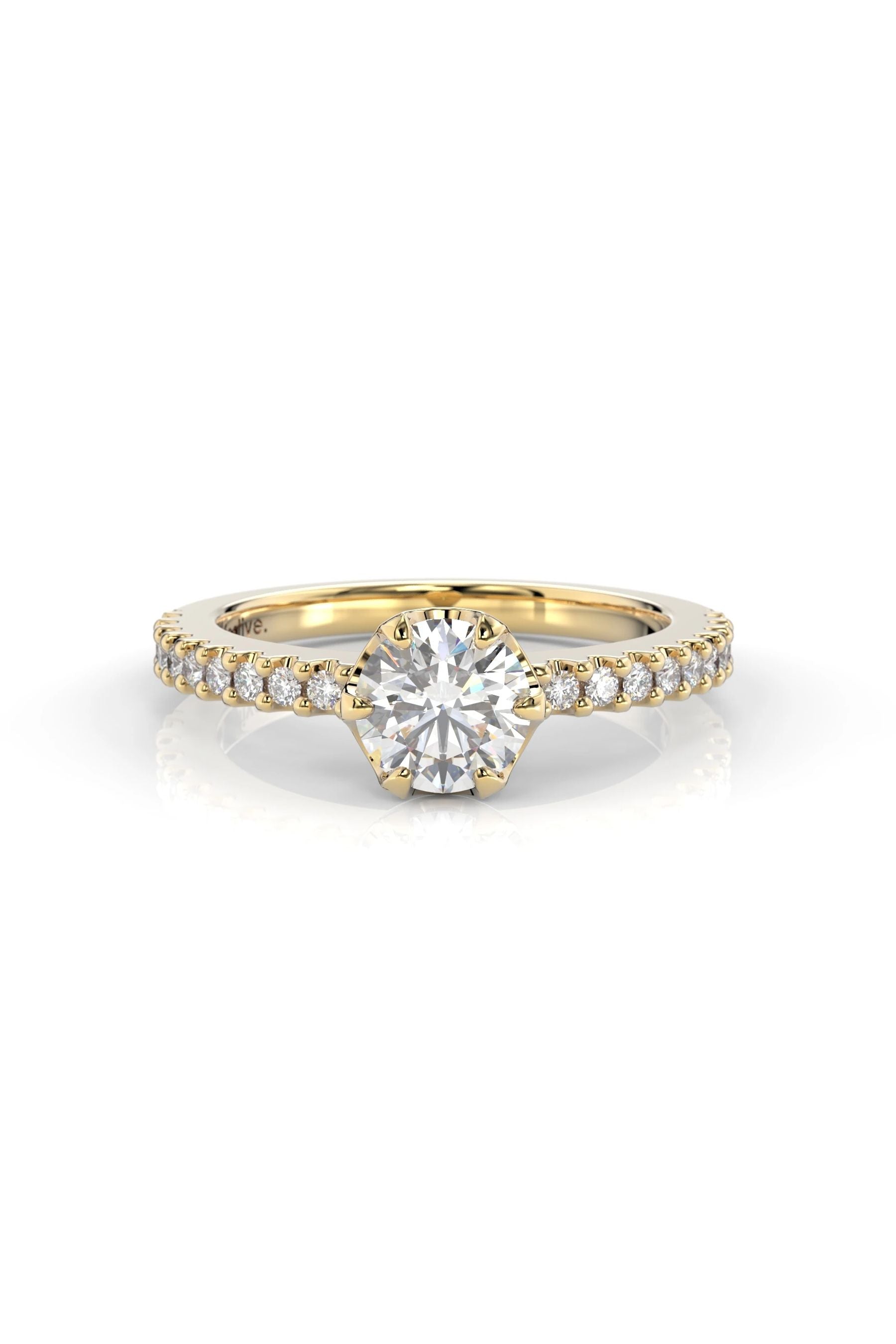 Festive Juliette 0,70ct + 18x0,01ct 15,5