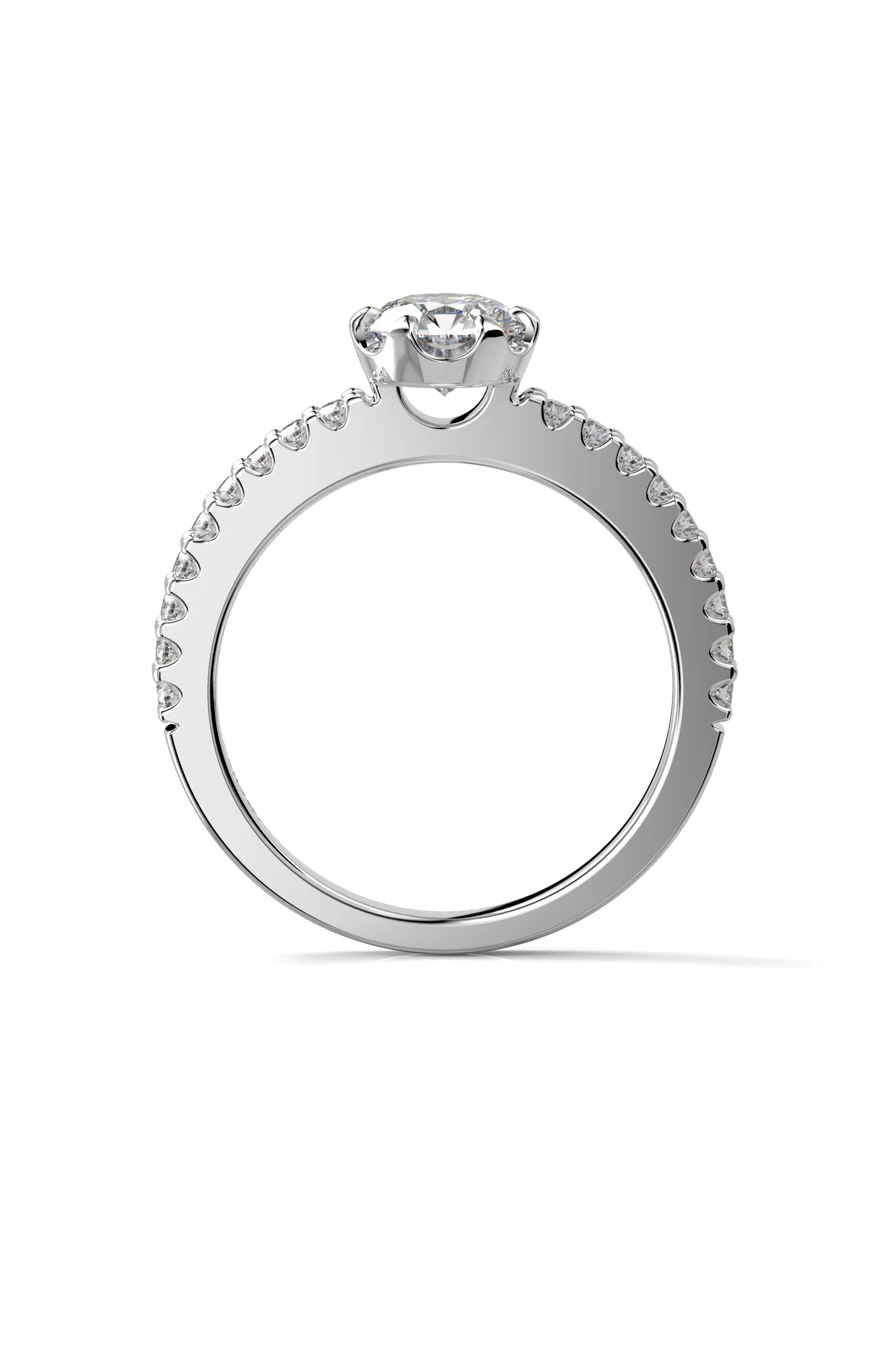 Festive Juliette 0,70ct + 18x0,01ct 15,5