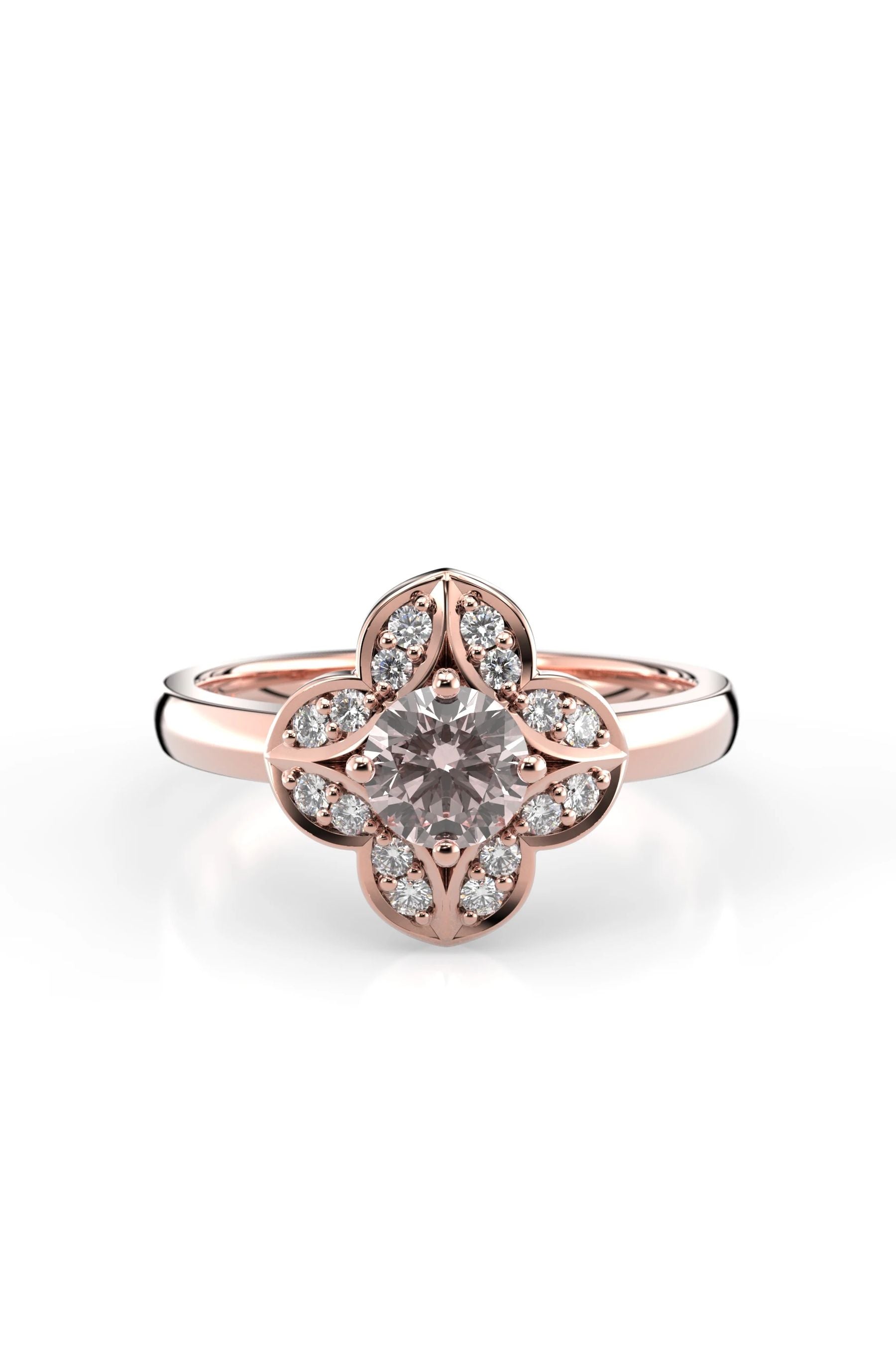 Festive Magnolia Morganiitti 16x0,01ct 15,5