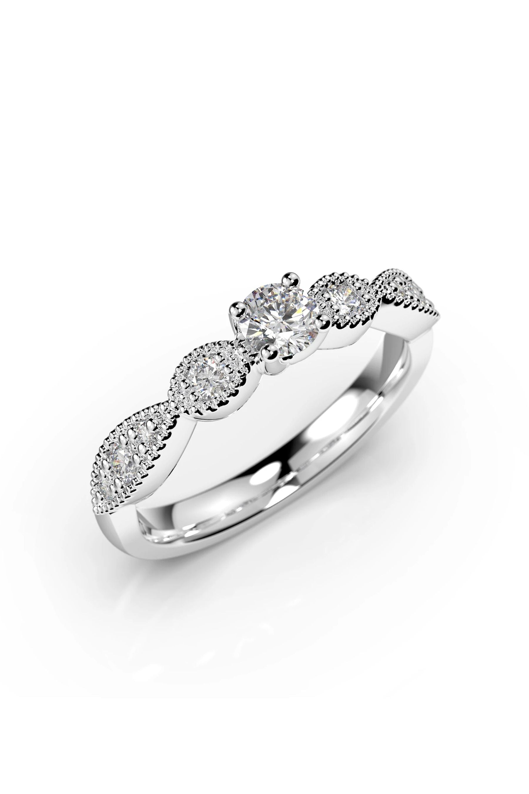 Festive Esther 0,19ct + 4x0,03ct + 4x0,01ct 15,5