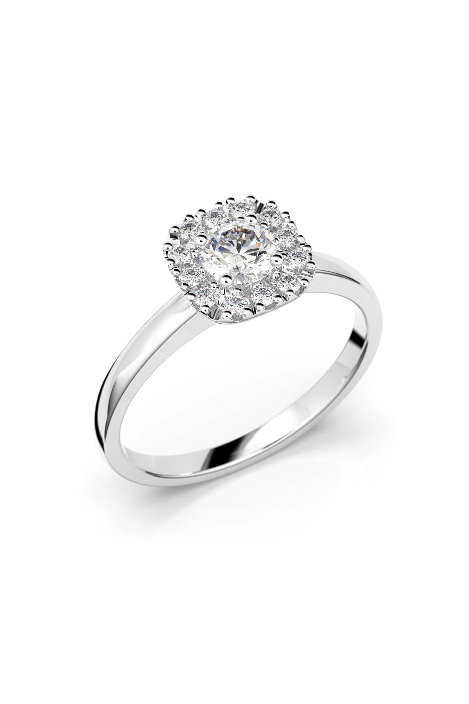 Festive Josefiina Halo 0,30ct + 12x0,01ct 15,5