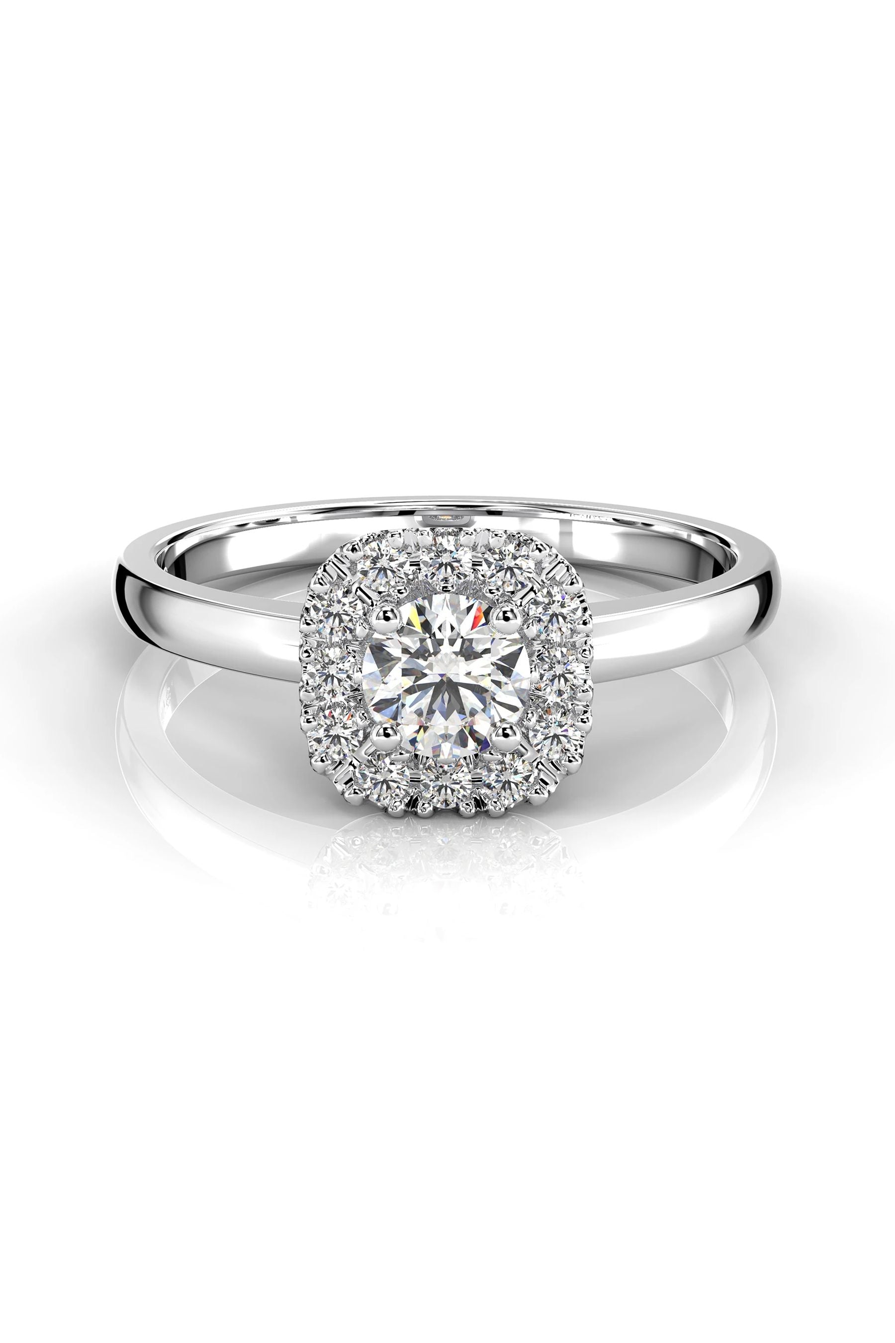 Festive Josefiina Halo 0,30ct + 12x0,01ct 15,5