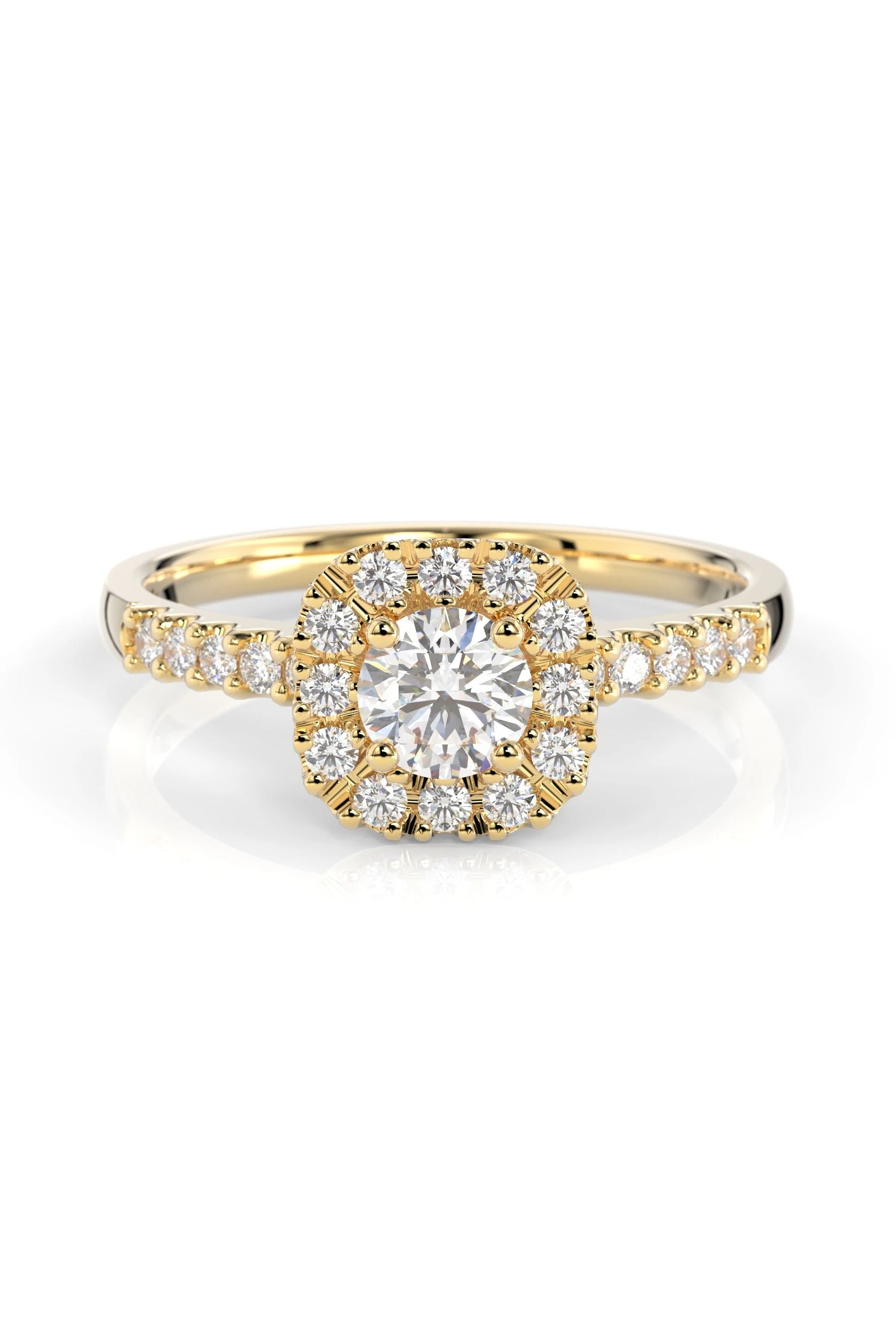 Festive Josefiina Halo 0,30ct + 22x0,01ct 15,5