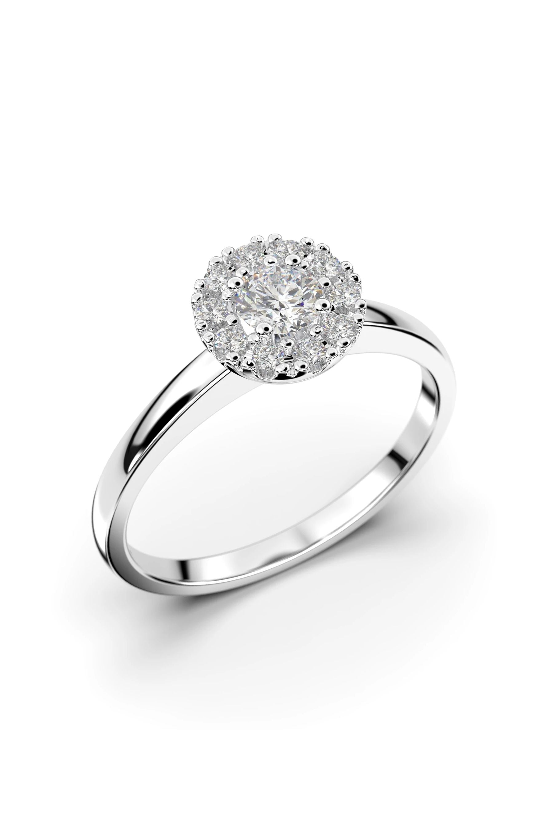 Festive Annabella Halo 0,18ct + 10x0,01ct 15,5