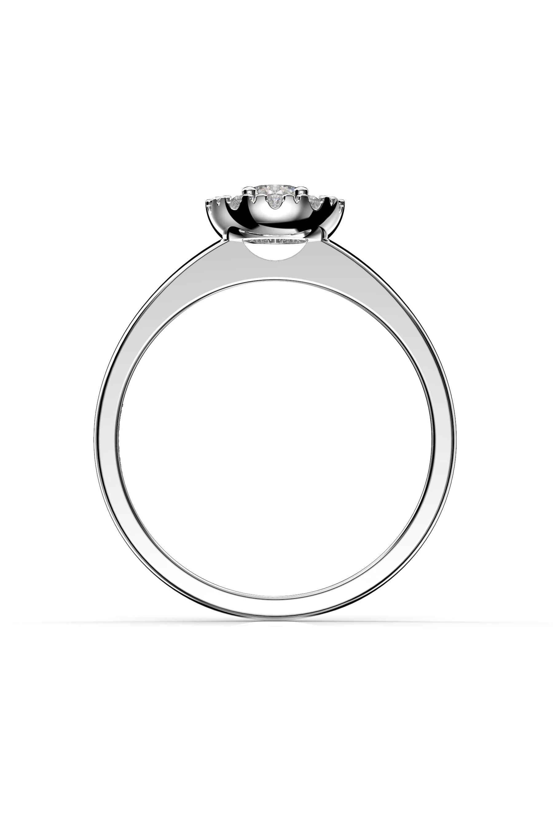 Festive Annabella Halo 0,18ct + 10x0,01ct 15,5