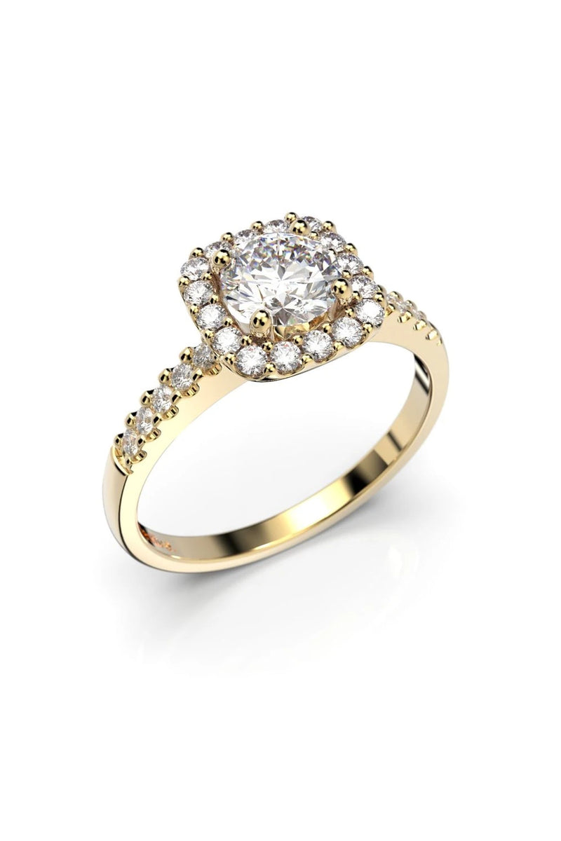 Festive Jemina Halo Sivukivillä 0,50ct + 26x0,01ct 635-076-KK tuotekuva