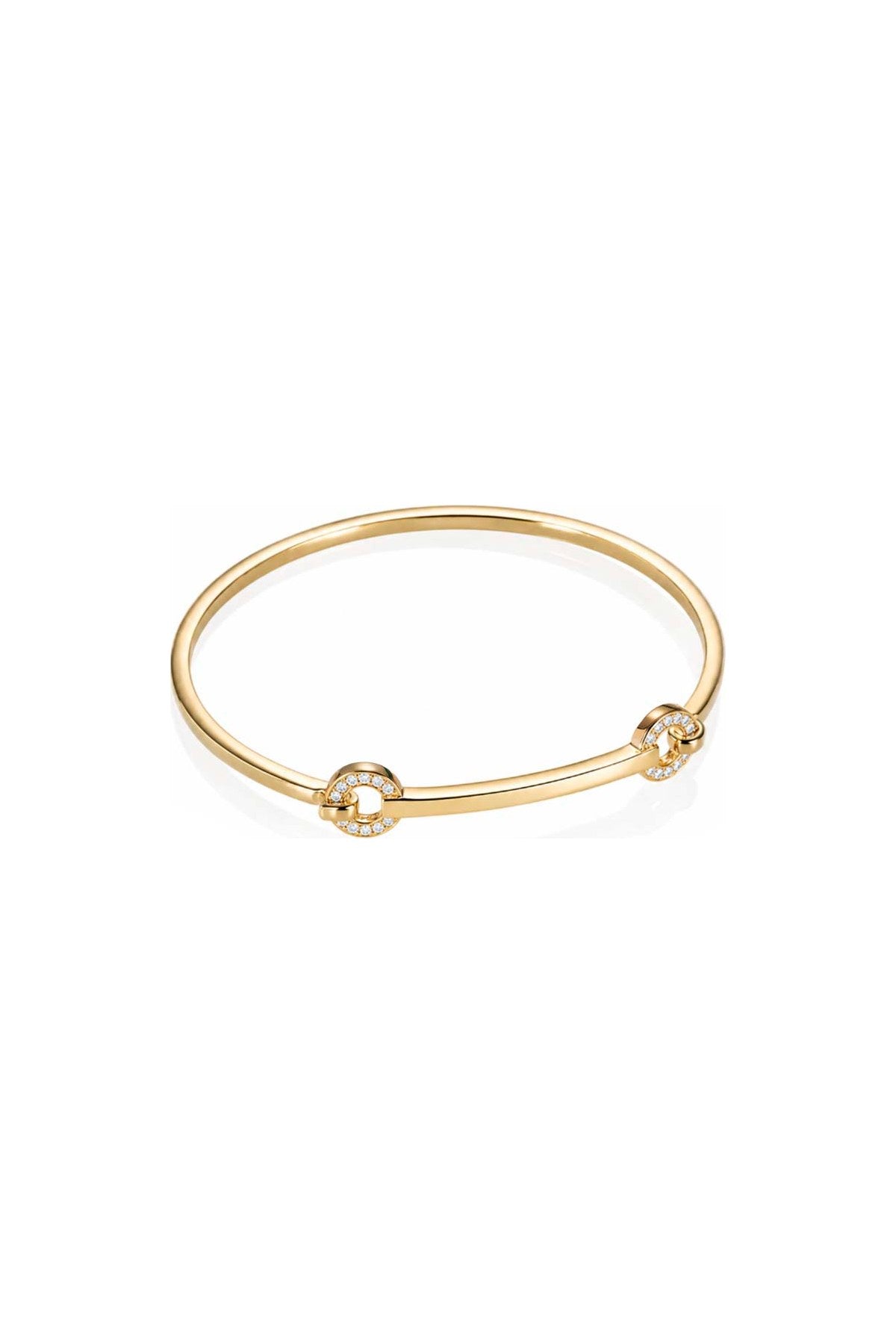 Efva Attling Bianca & Stars Cuff kullattu rannekoru