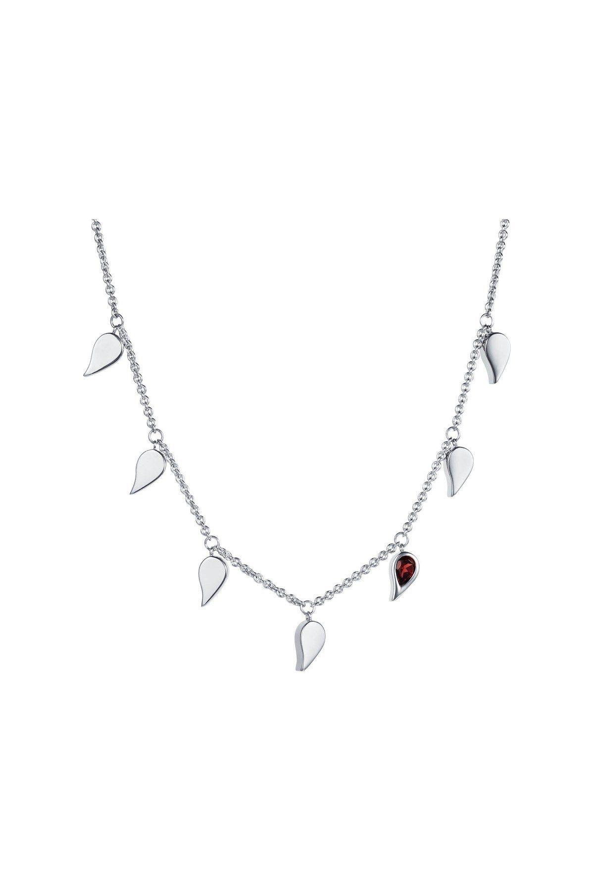 Efva Attling Sparkle Of Life Multi Necklace hopeinen kaulakoru