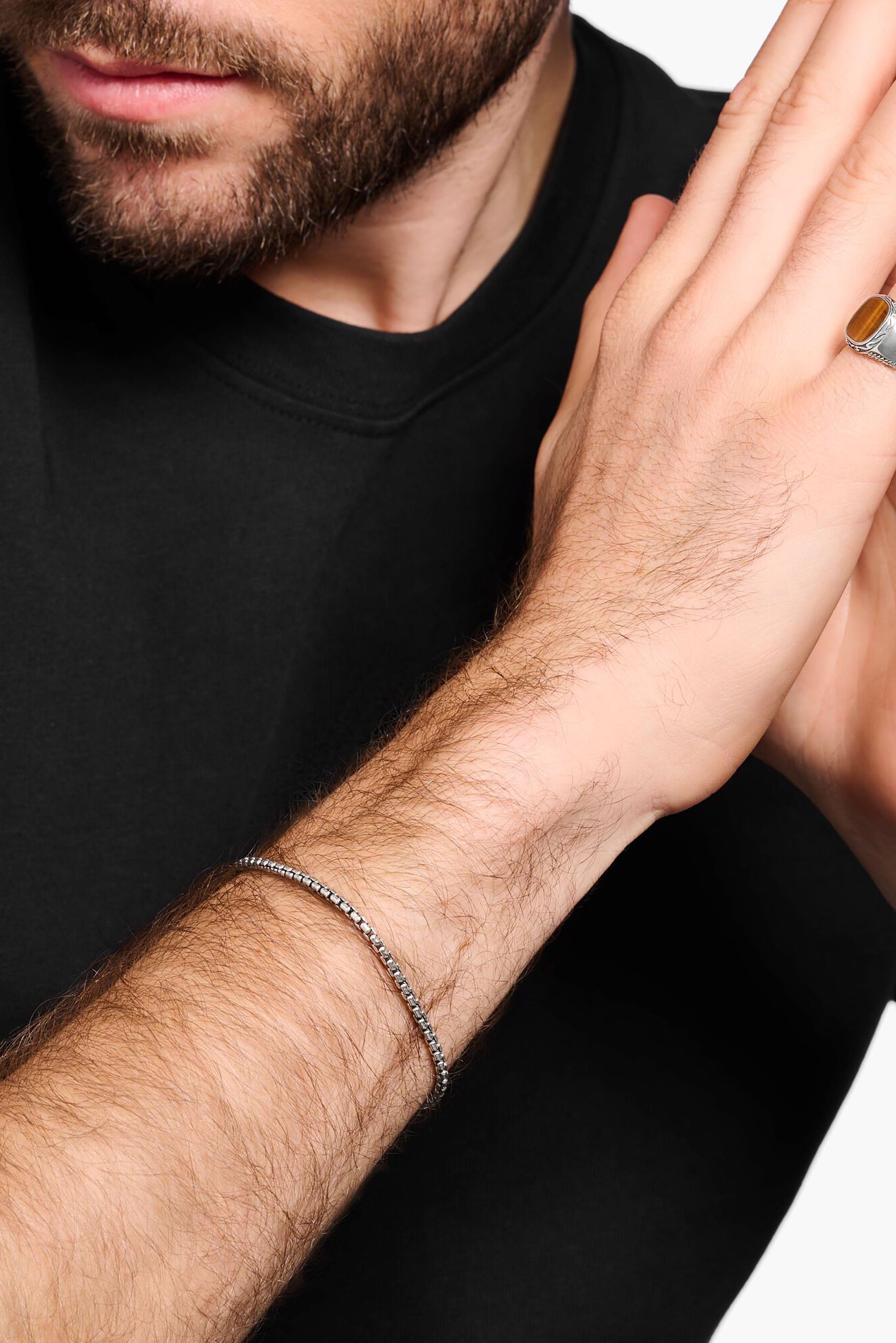 Thomas Sabo Venezia bracelet hopeinen rannekoru 17,5cm