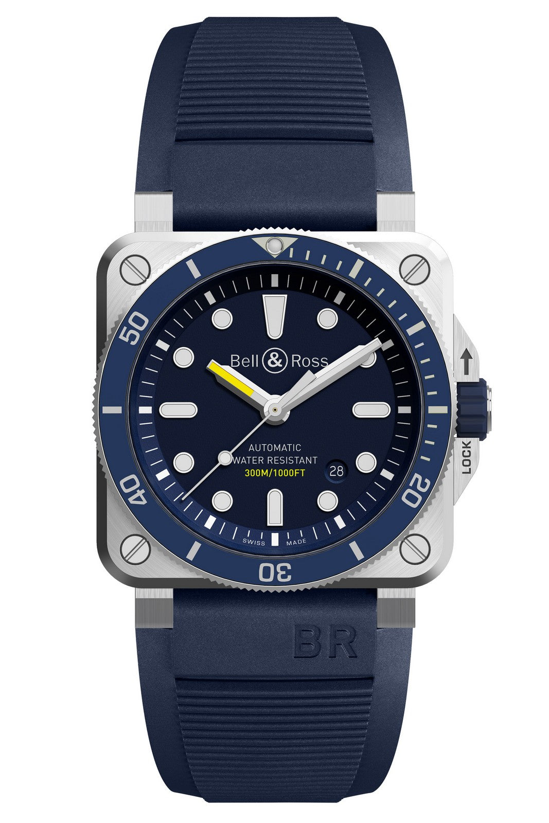 Bell & Ross BR 03-92 Diver Blue rannekello Default Title