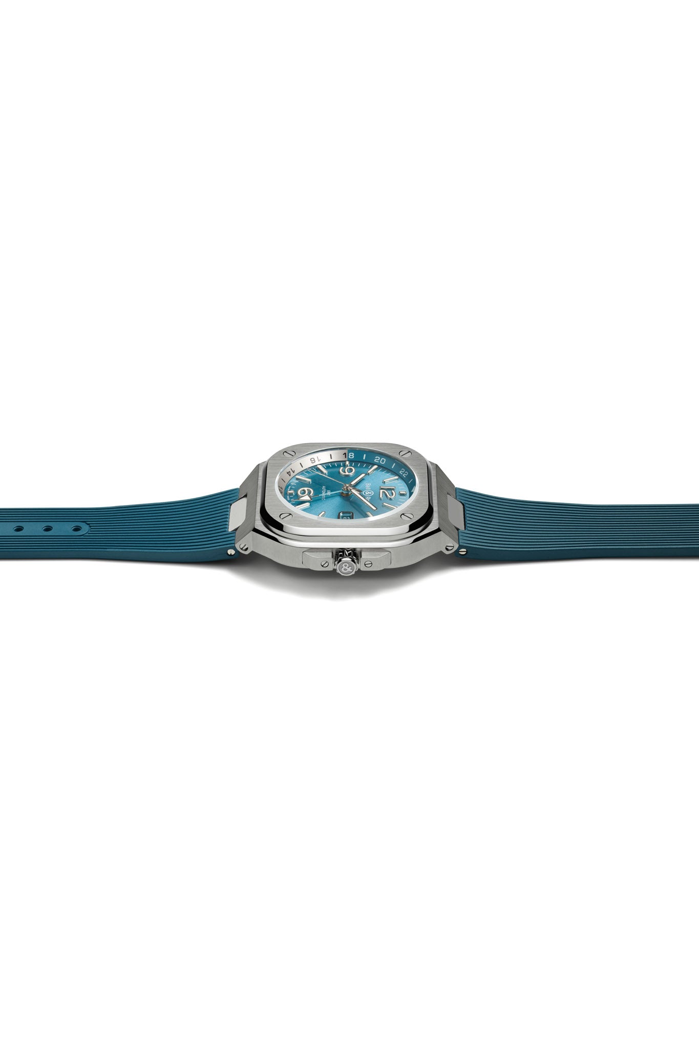 Bell & Ross BR 05 GMT Sky Blue rannekello