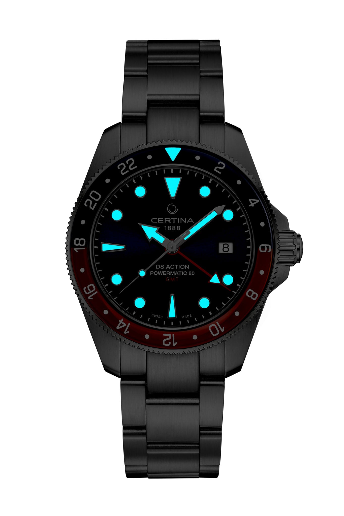 Certina DS Action GMT Powermatic 80 rannekello