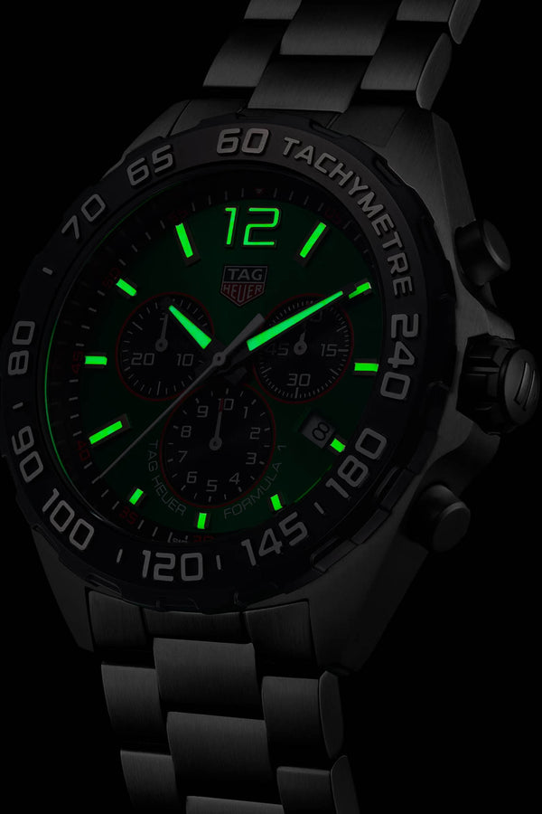 TAG Heuer Formula 1 Chronograph Green rannekello