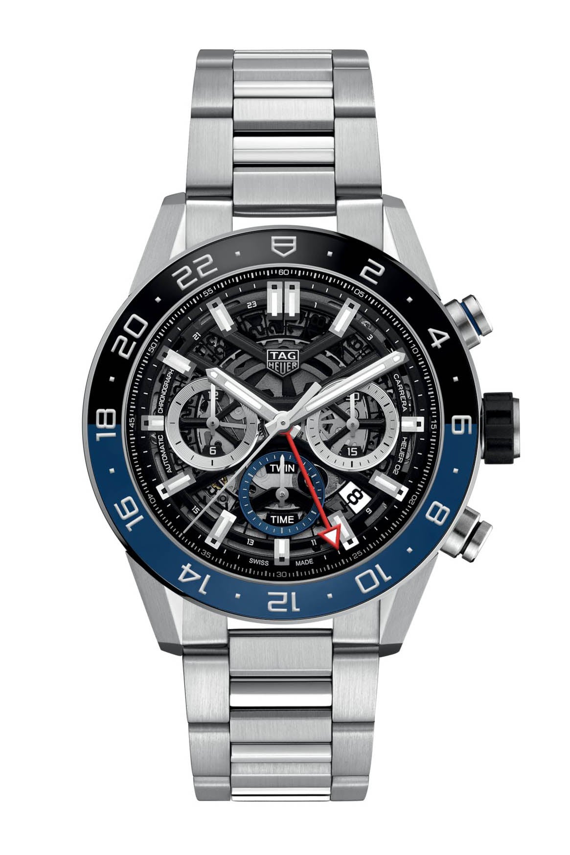 TAG Heuer Carrera Chrono GMT Heuer 02 miesten rannekello Default Title