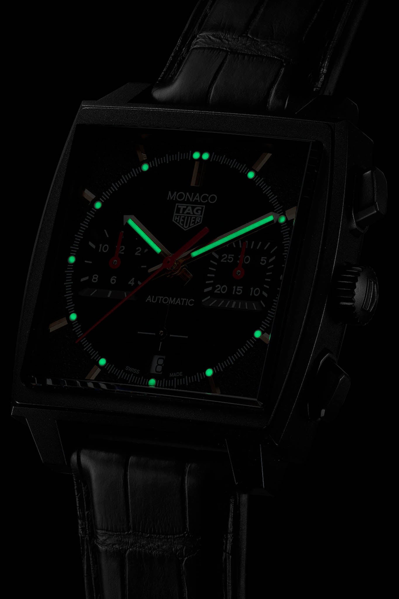 TAG Heuer Monaco Dark Lord rannekello