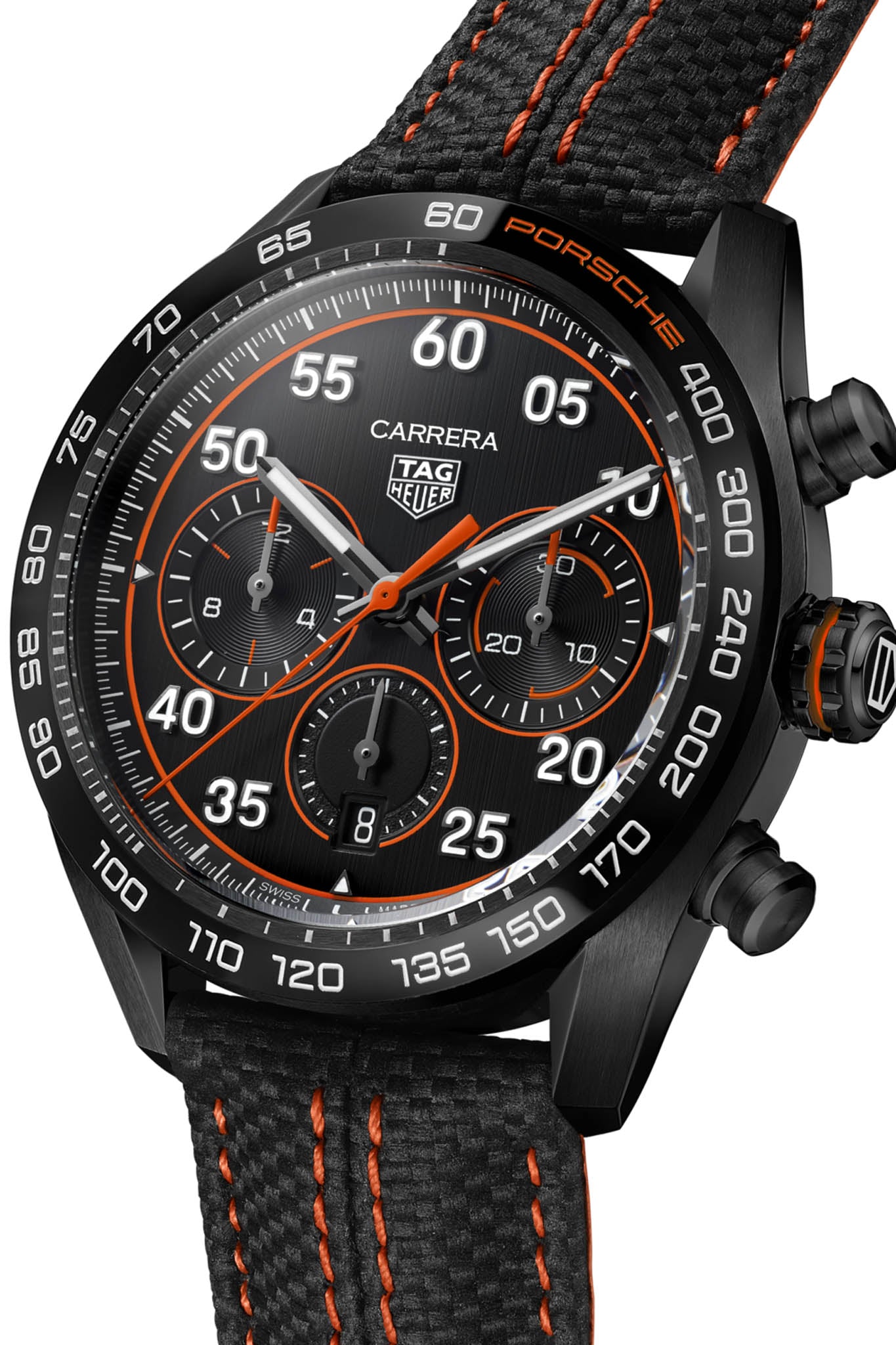 TAG Heuer Carrera Porche Orange Racing rannekello