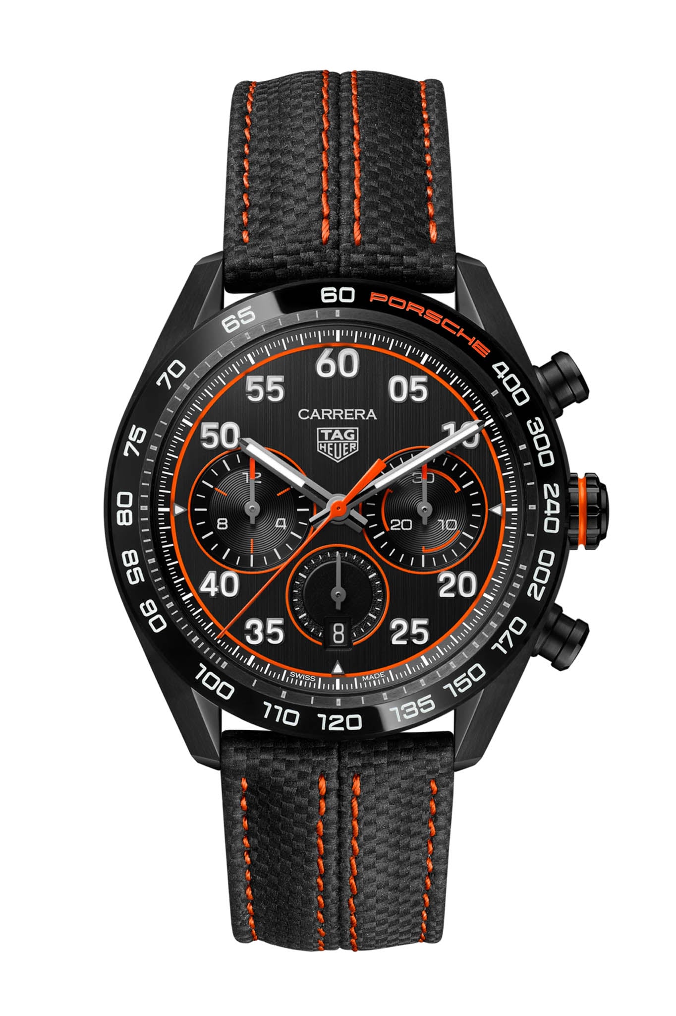 TAG Heuer Carrera Porche Orange Racing rannekello